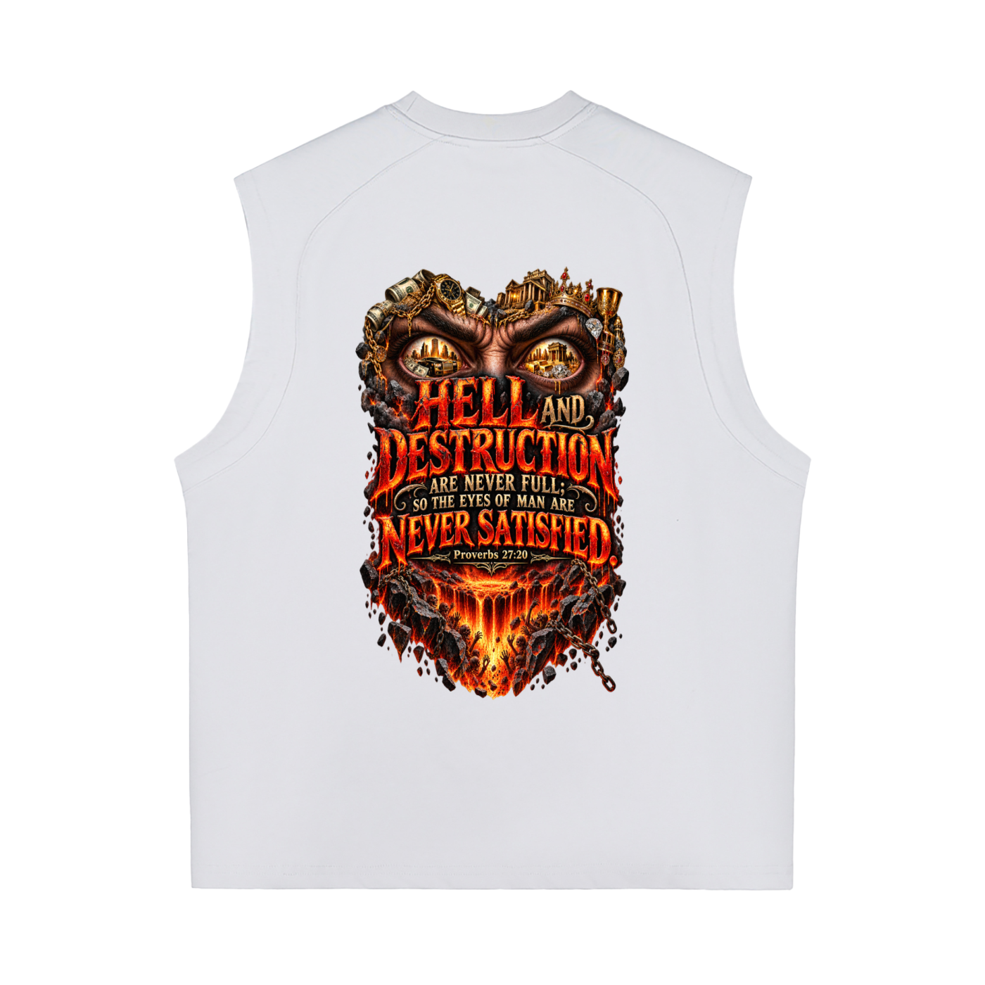 Proverbs 27:4 & 20 Sorona Quick-Dry Cooling Tank Top