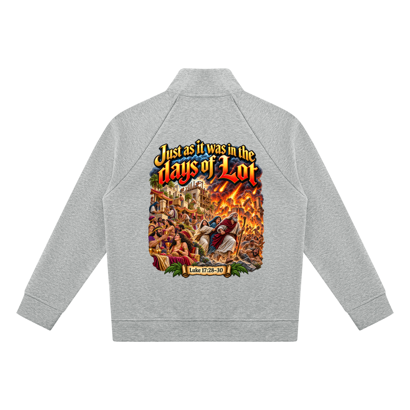 Rapture Soon/Days of Lot Unisex Stand Collar Jacket