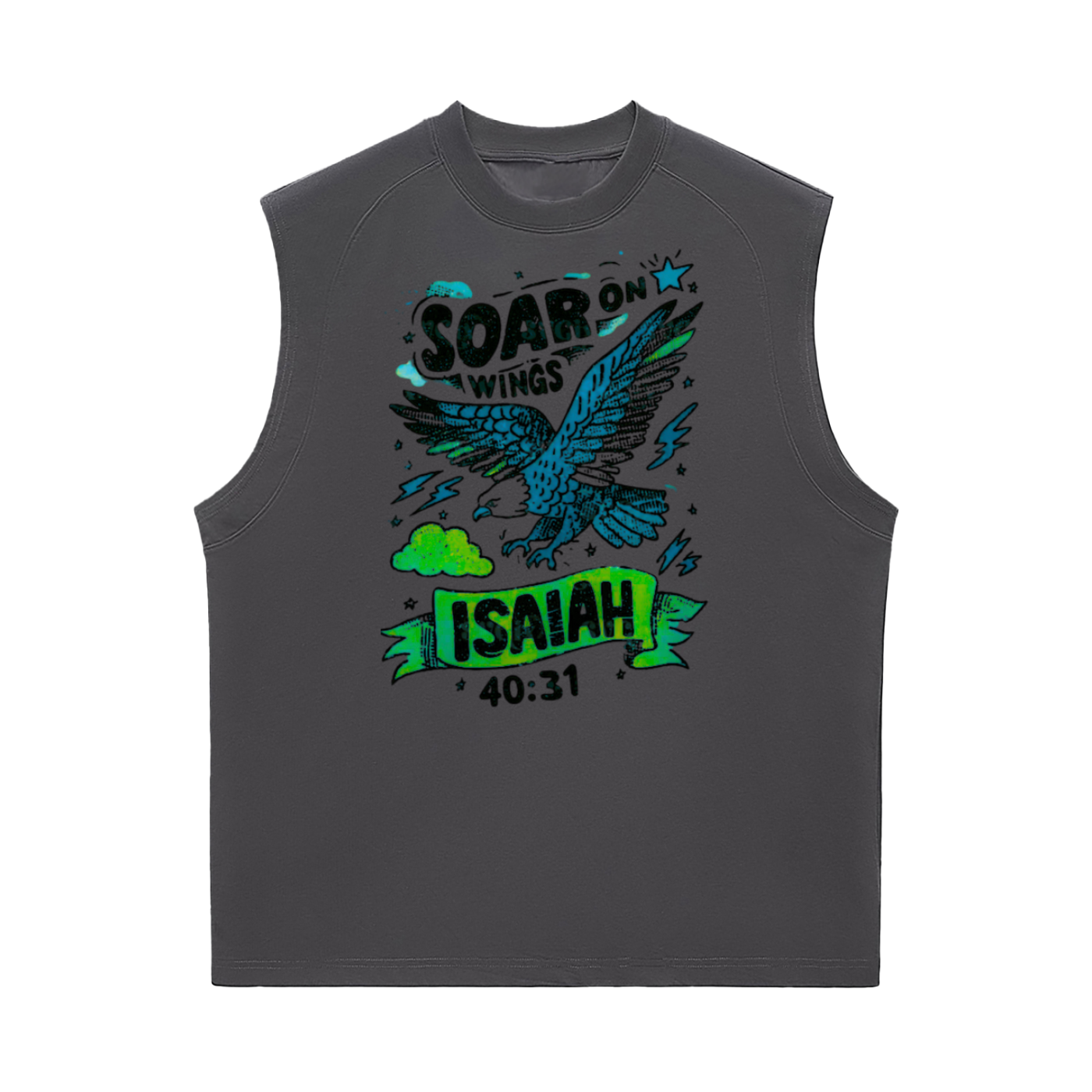 Isaiah 40:31 Sorona Quick-Dry Cooling Tank Top