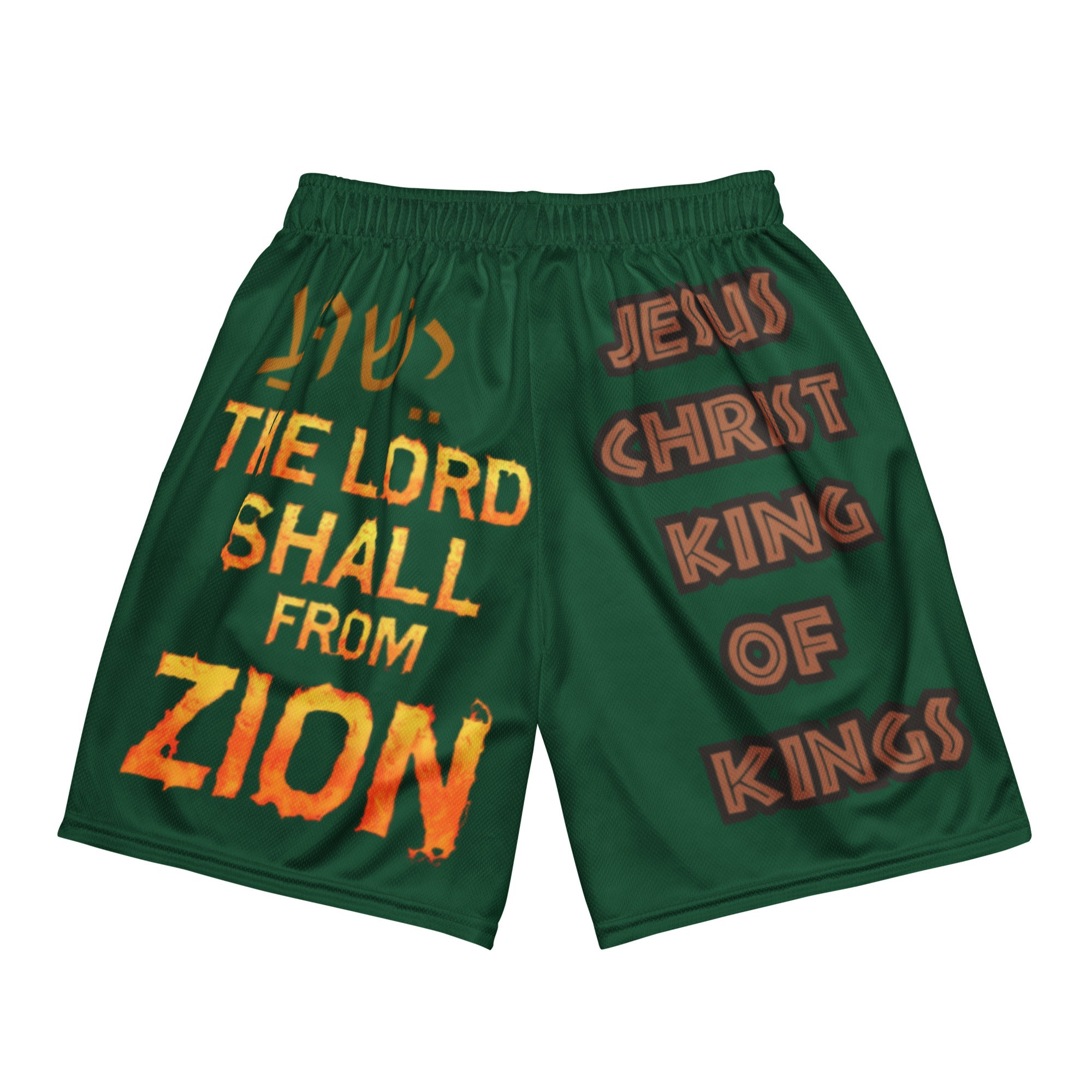 Preach Jesus Saves Unisex mesh shorts