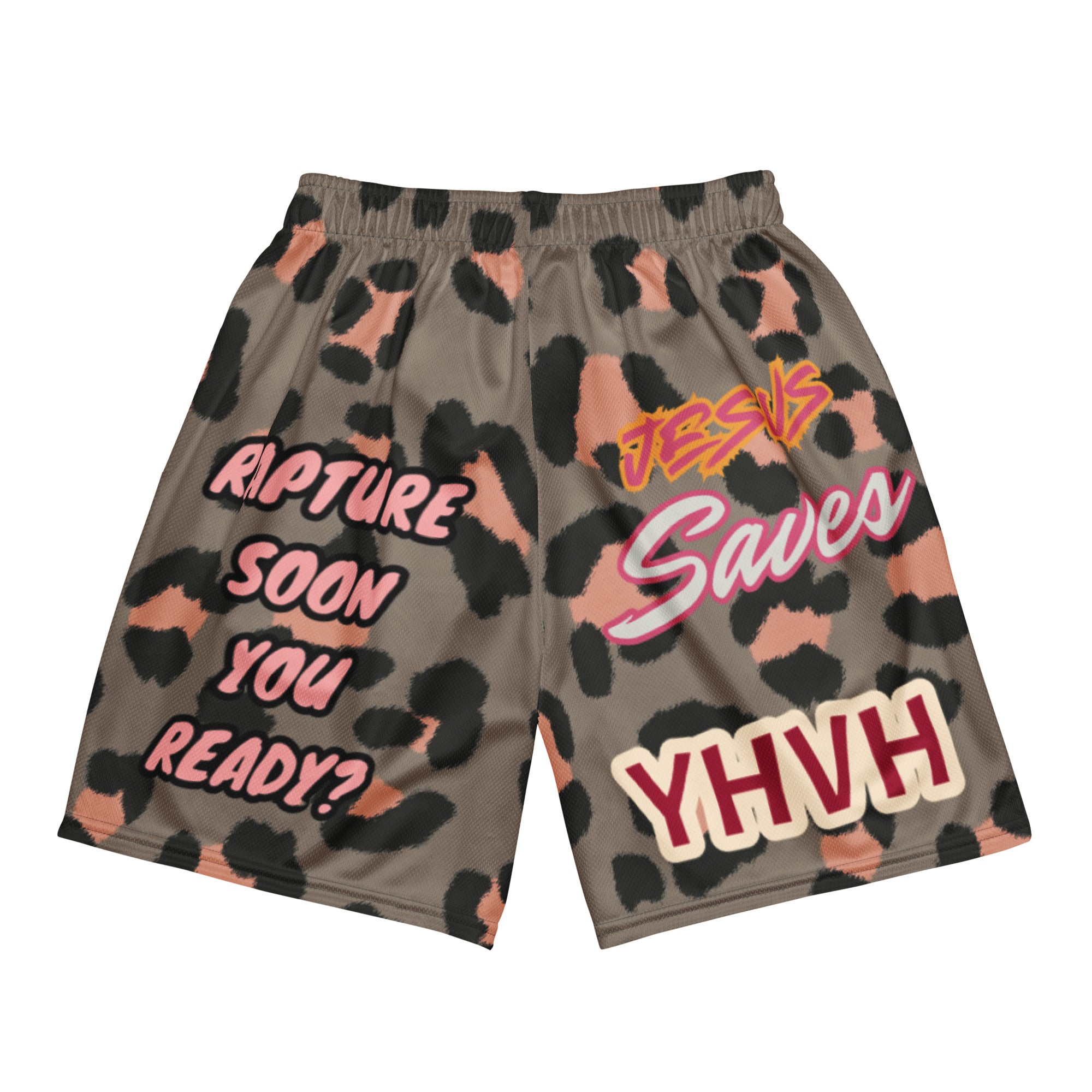 Jesus Heals Unisex mesh shorts
