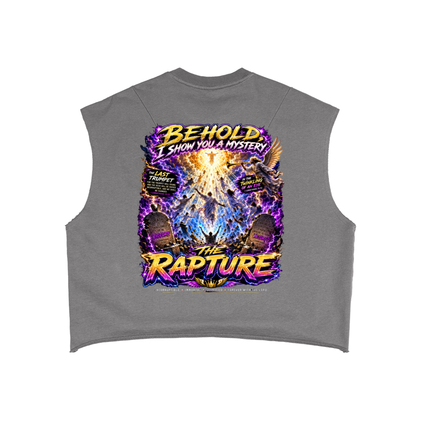Revelation 3:8 French Terry Boxy Tank Top