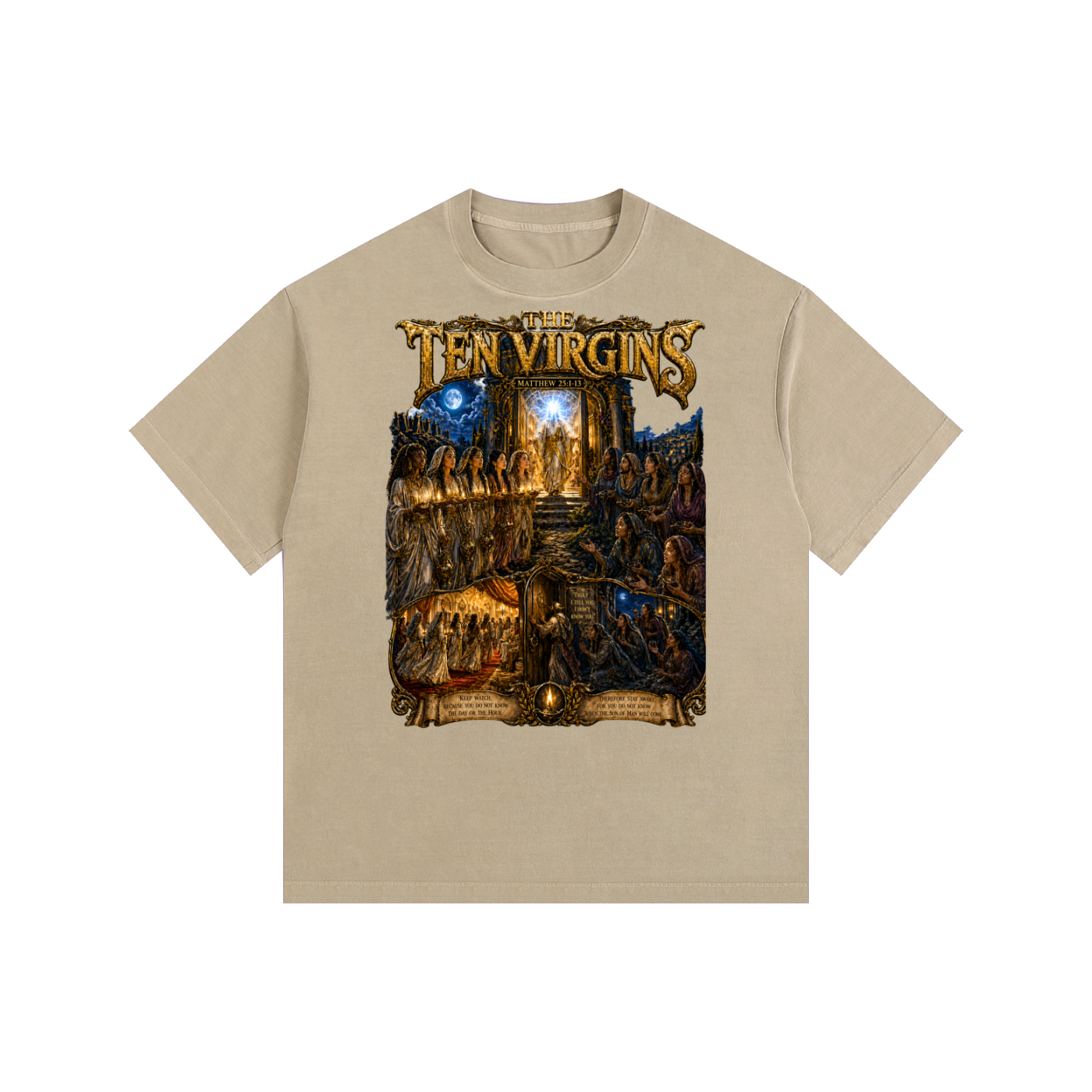 The 10 Virgins Vintage Washed Oversized Cotton T-Shirt
