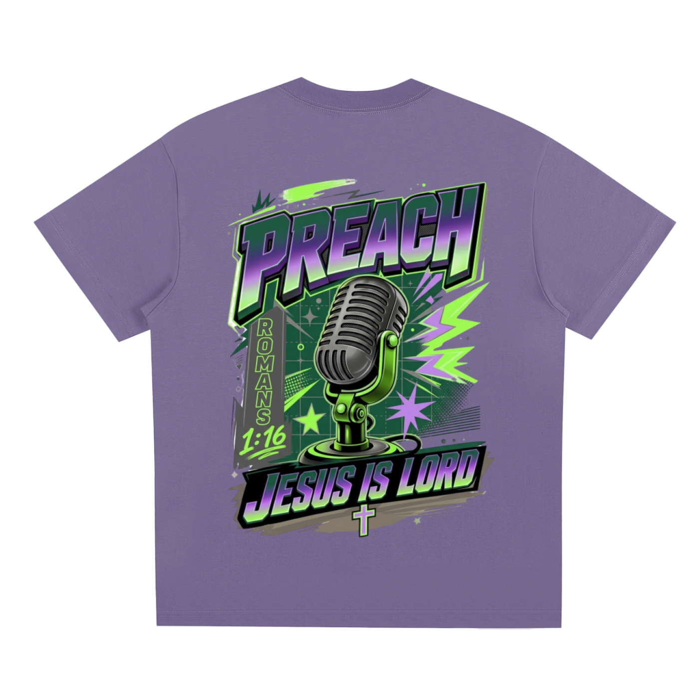 No Luck Just Yeshu/Preach Sorona Quick-Dry Cooling T-Shirt