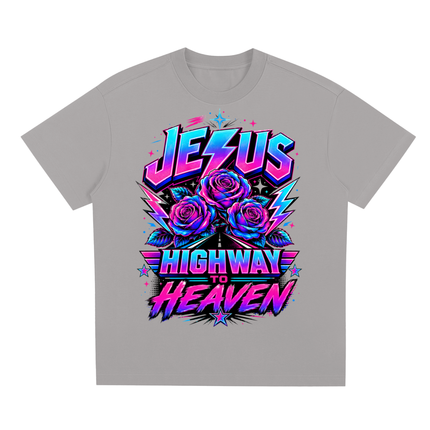 Jesus Highway to Heaven/Preach Sorona Quick-Dry Cooling T-Shirt