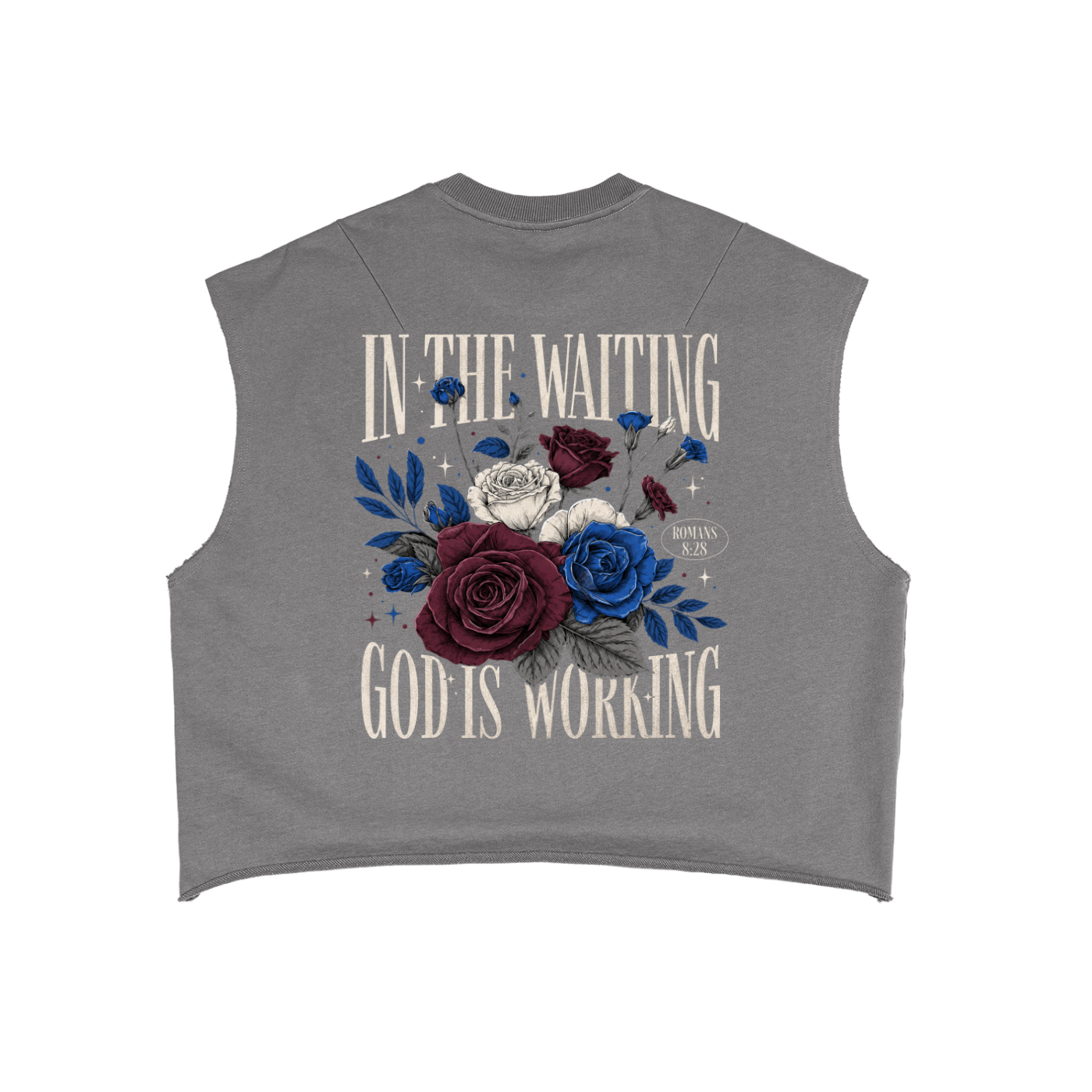 Faith/Not Sight French Terry Boxy Tank Top