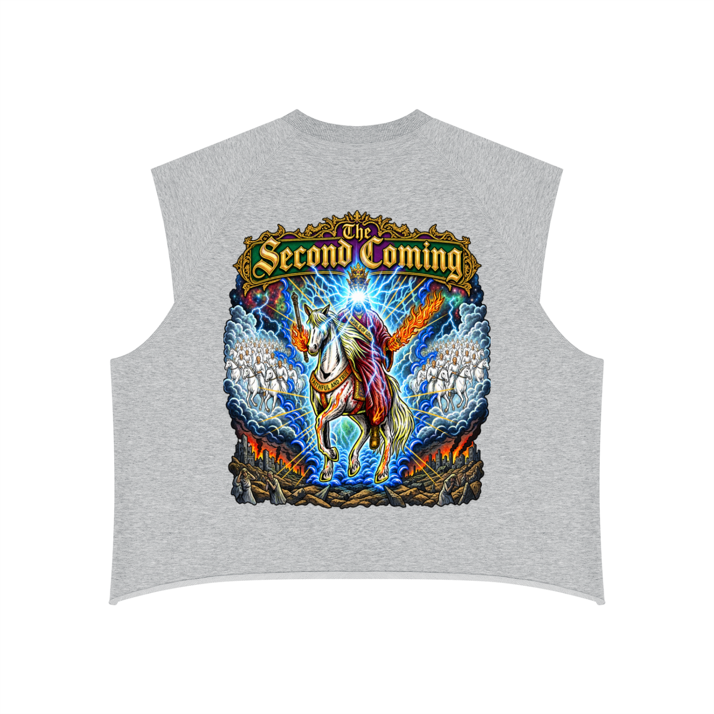 Kingdom Come Men’s Boxy Raw Hem Tank Top