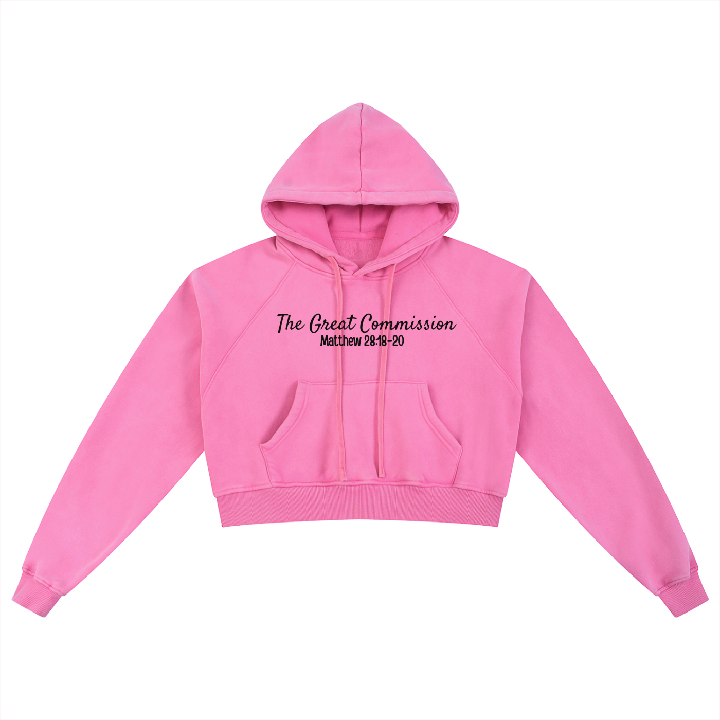 "Spread the Gospel" Women's Snow Washed Cropped Hoodie