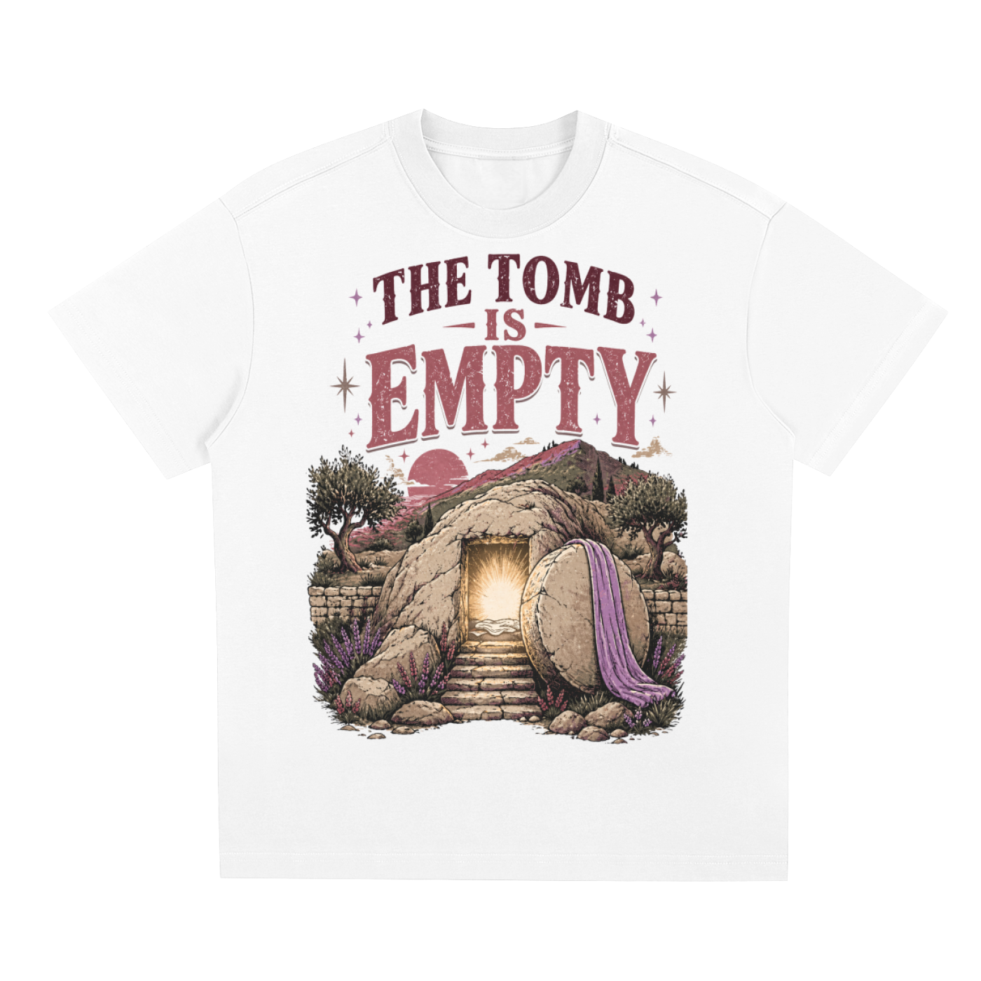The Tomb is Empty Sorona Quick-Dry Cooling T-Shirt