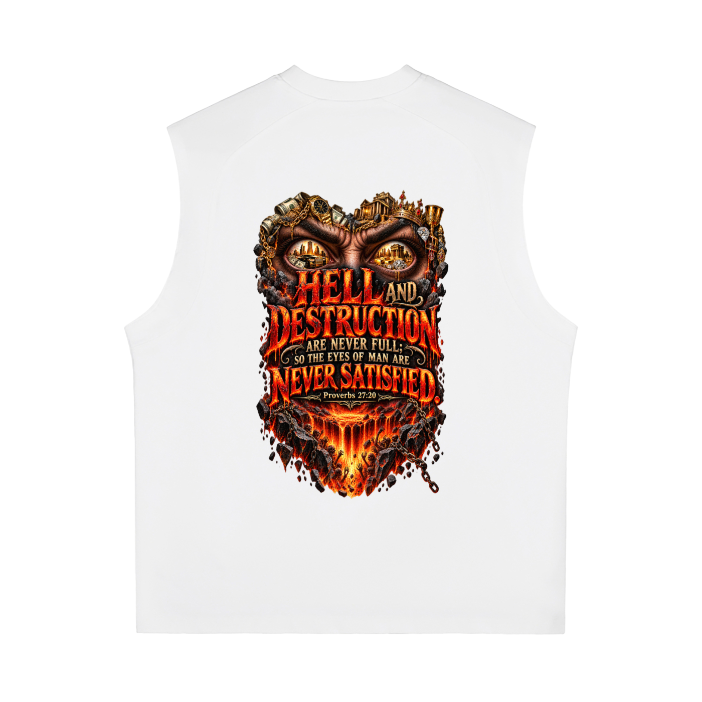 Proverbs 27:4 & 20 Sorona Quick-Dry Cooling Tank Top