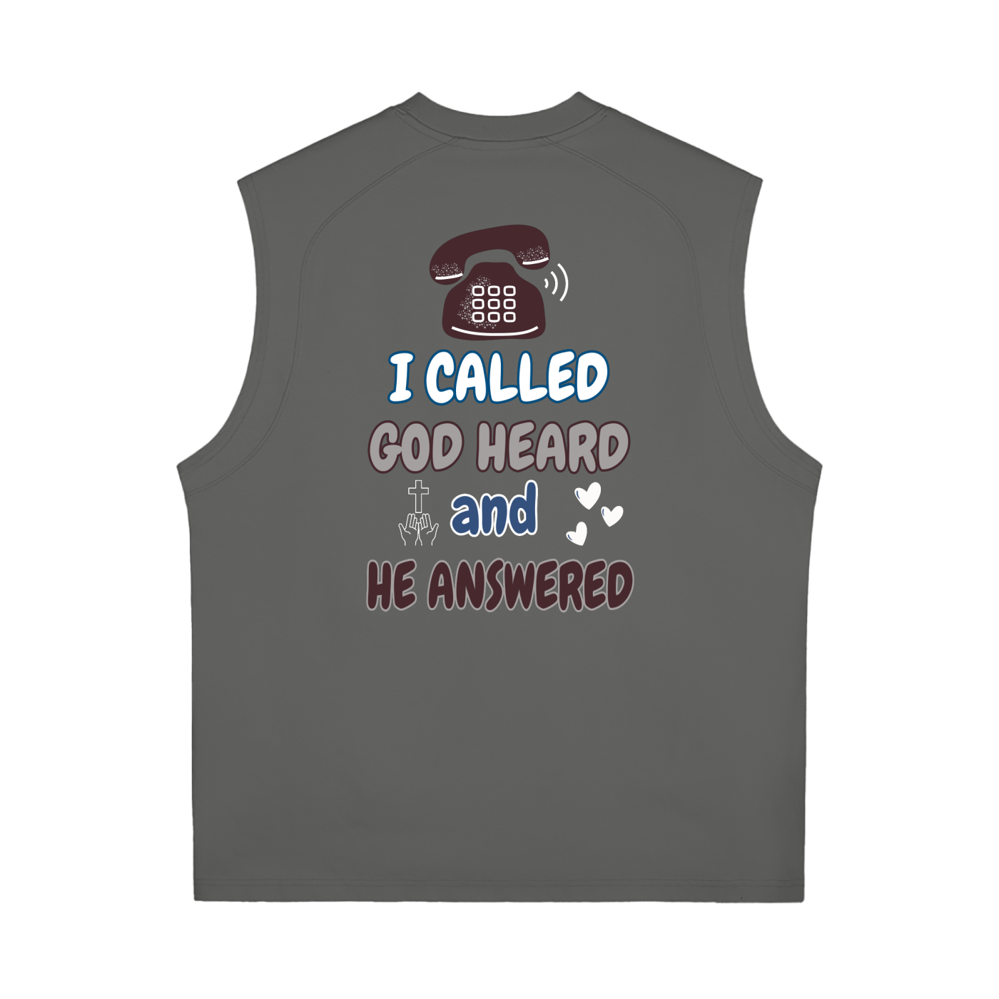 "Never stop Praying" Sorona Quick-Dry Cooling Tank Top