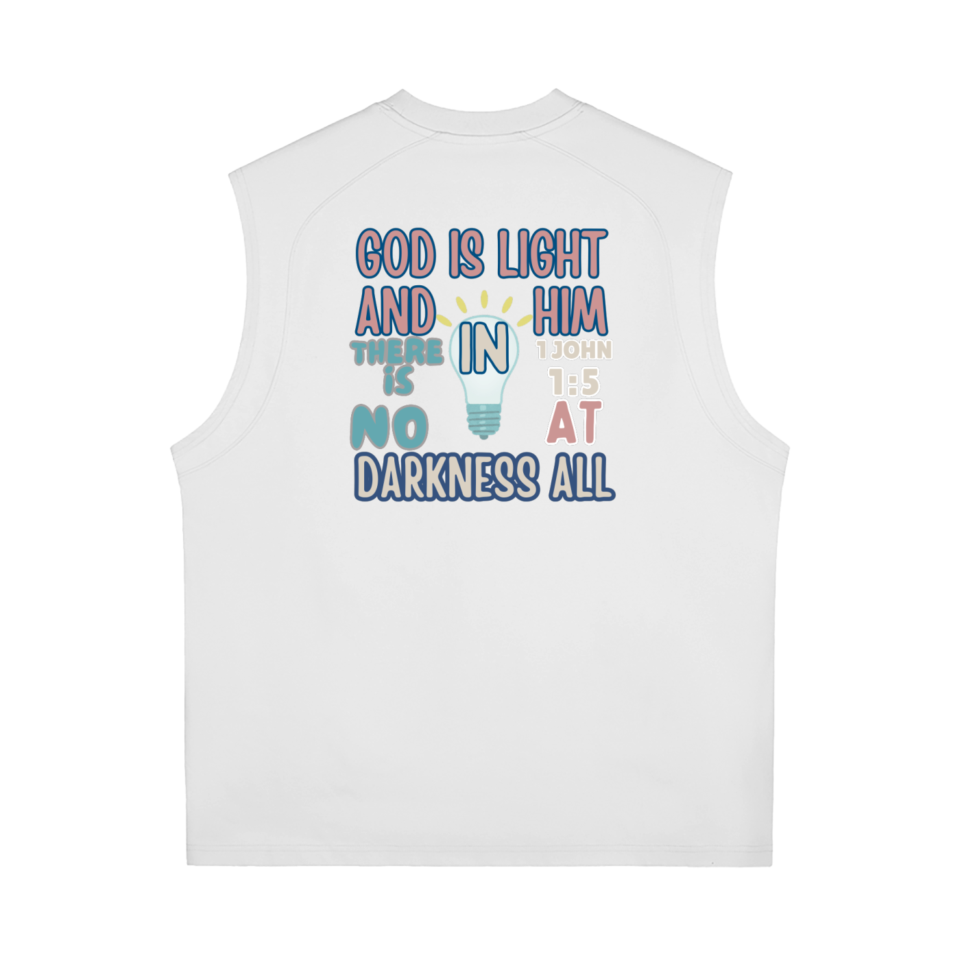 "The light of the world" Sorona Quick-Dry Cooling Tank Top