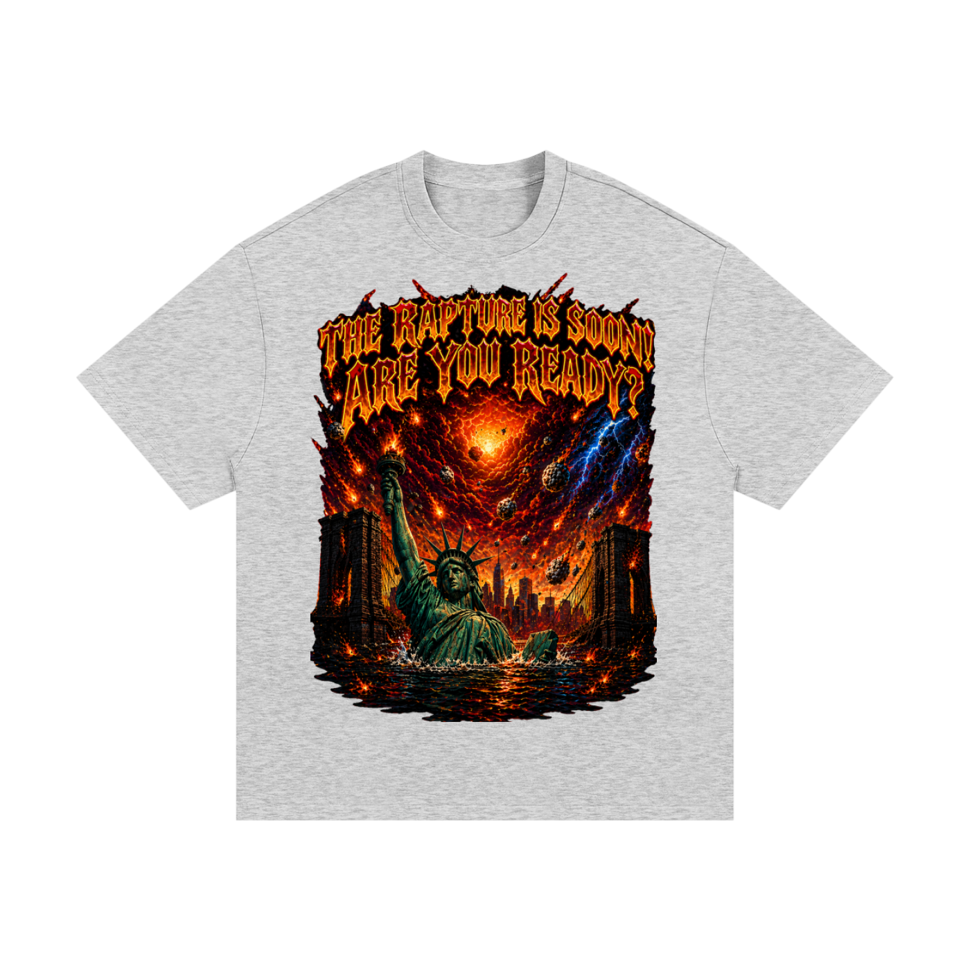 The Rapture is Soon, Are you ready? Essential Heavyweight Cotton T-Shirt