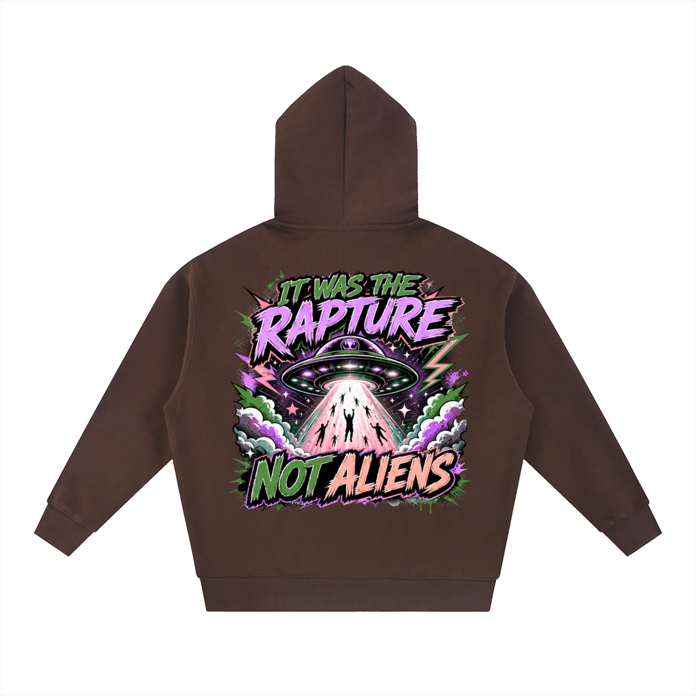 Left Behind/Aliens Essential Oversized Fleece Boxy Hoodie