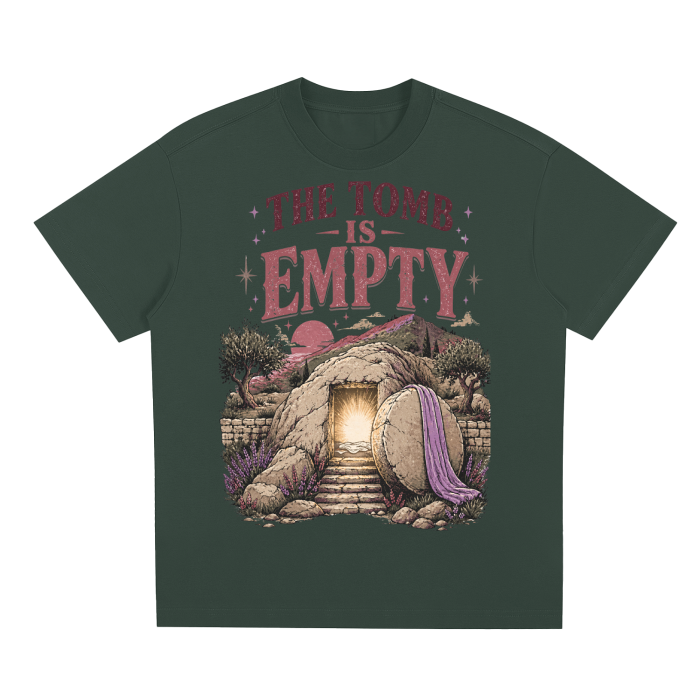 The Tomb is Empty Sorona Quick-Dry Cooling T-Shirt