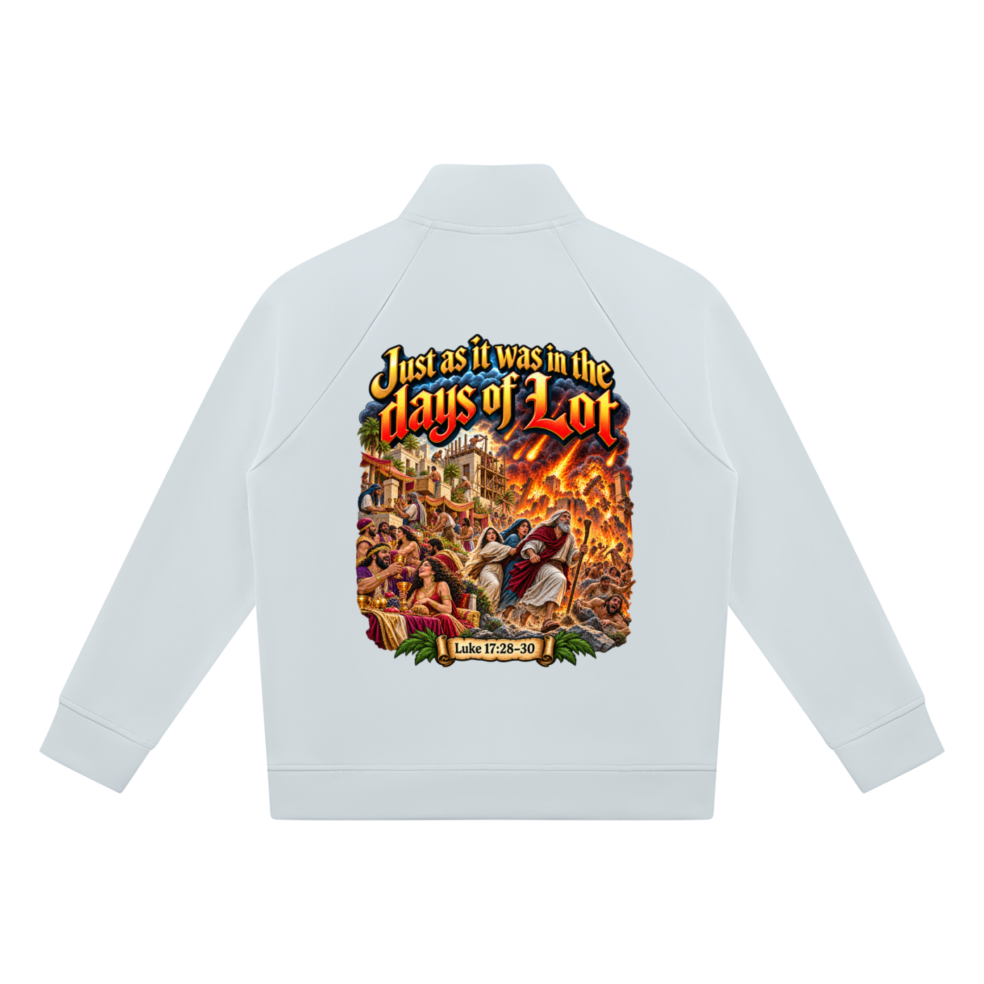 Rapture Soon/Days of Lot Unisex Stand Collar Jacket