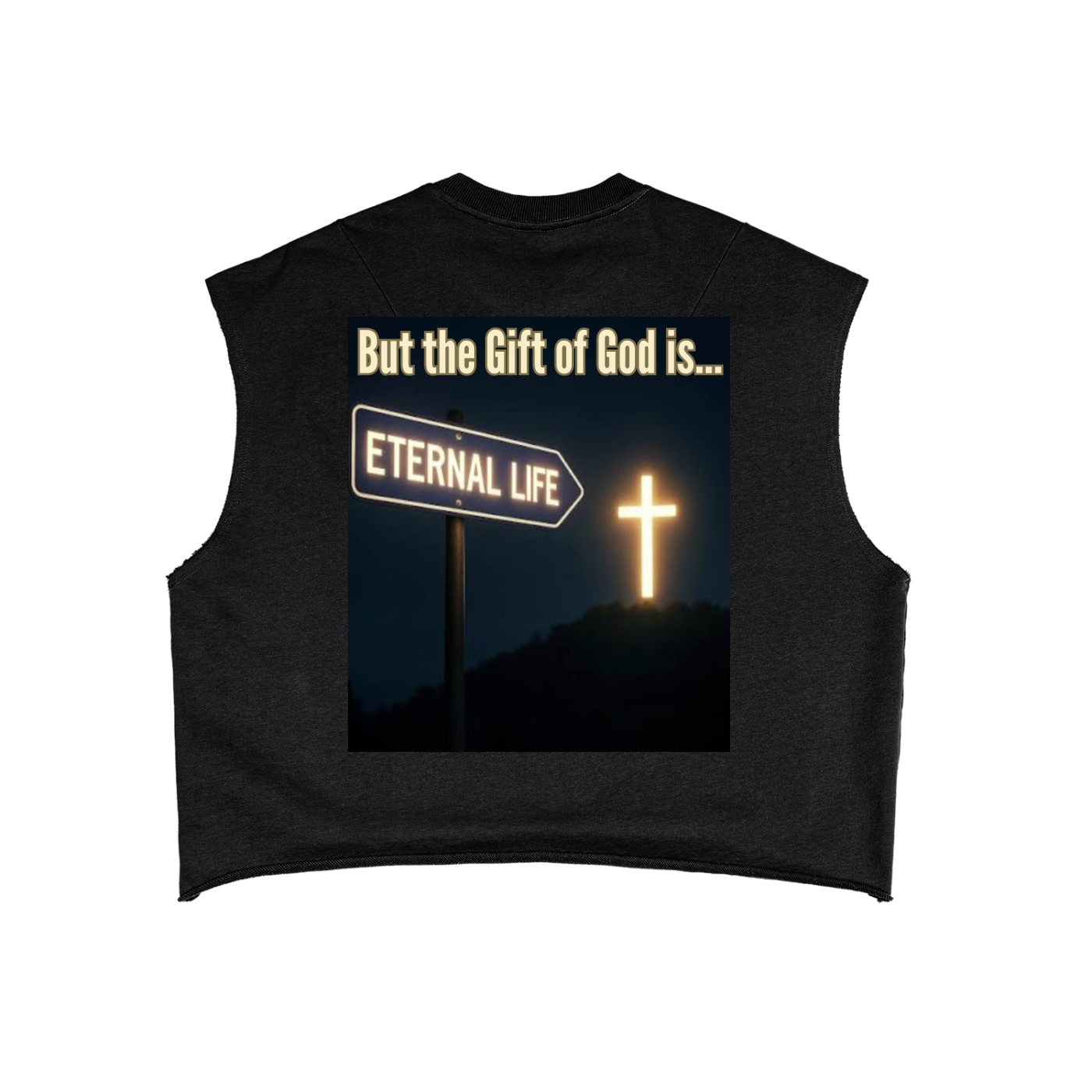 The wages of sin.... French Terry Boxy Tank Top