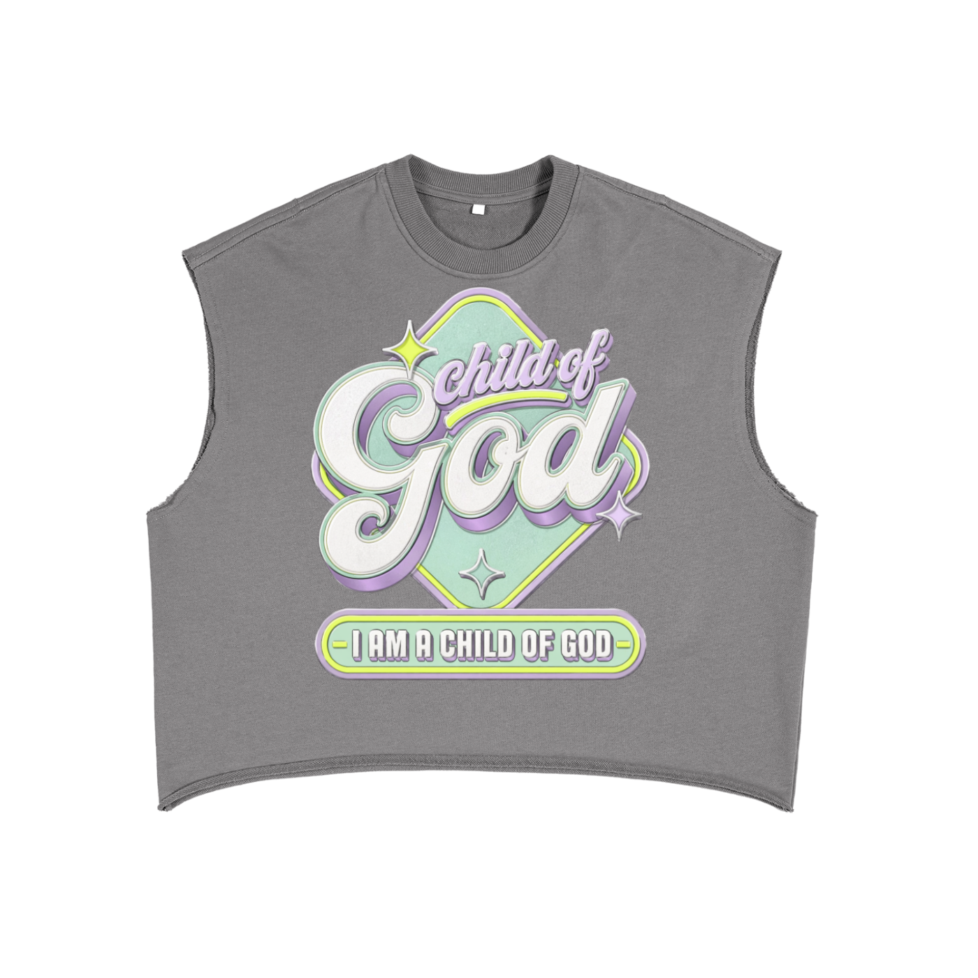 Child of God/But God French Terry Boxy Tank Top