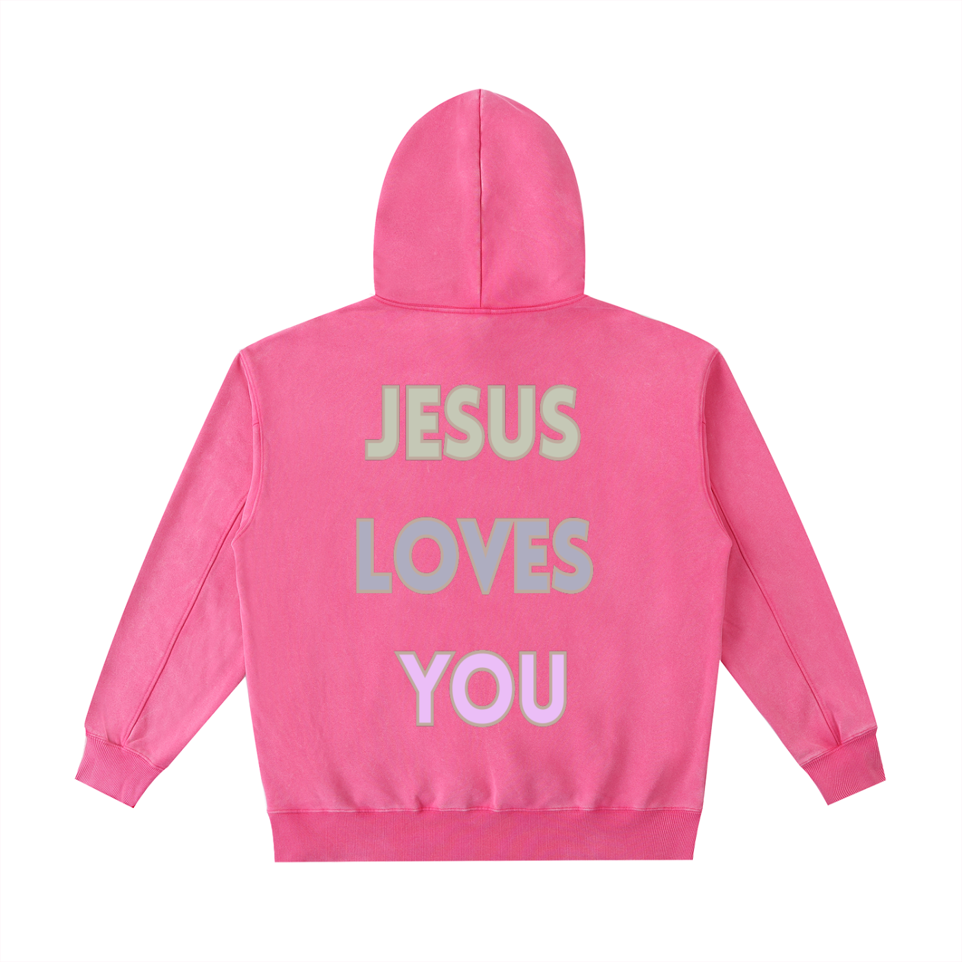Just Jesus Vintage Washed Heavyweight Hoodie