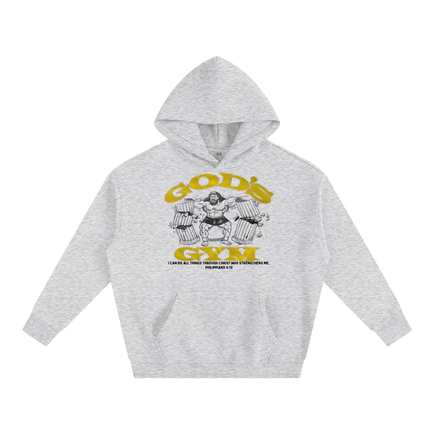 God's Gym Oversize Fleeced Hoodie