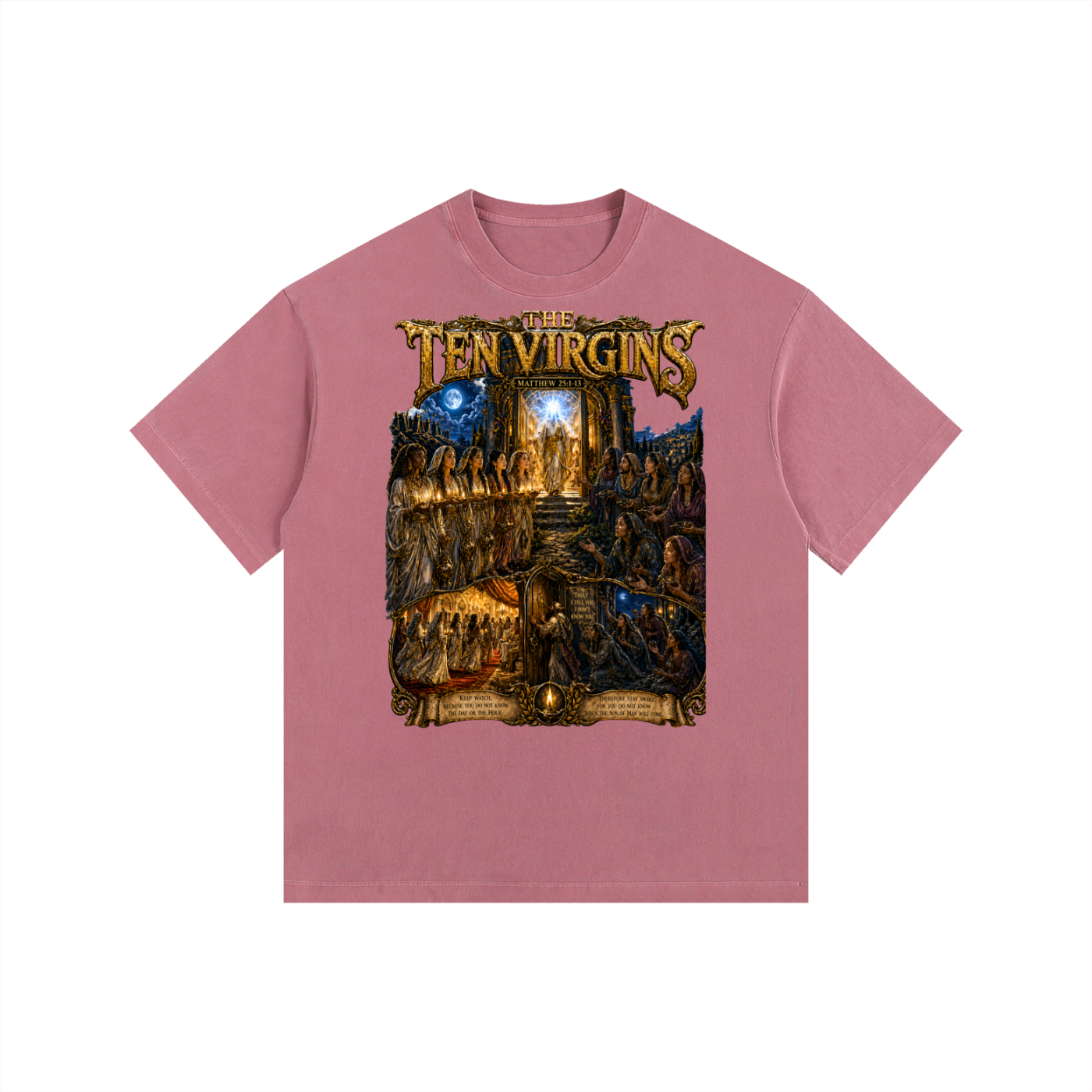 The 10 Virgins Vintage Washed Oversized Cotton T-Shirt
