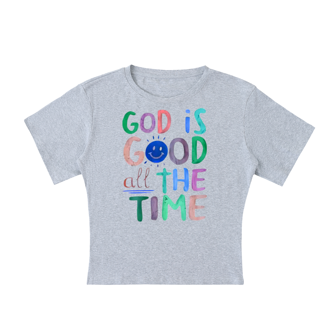 "God is good" Women's Lightweight Cocoon Shape Short Sleeve Top