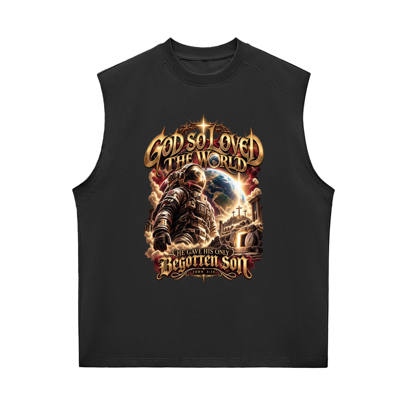 God So Loved/Blessed Sorona Quick-Dry Cooling Tank Top