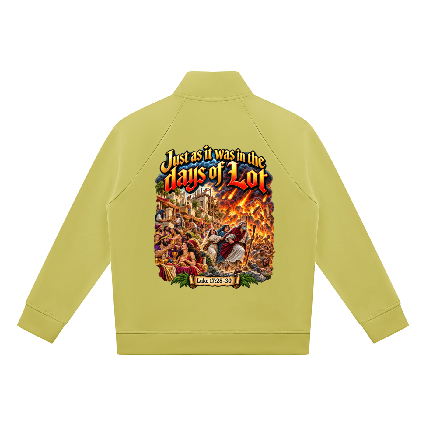 Rapture Soon/Days of Lot Unisex Stand Collar Jacket