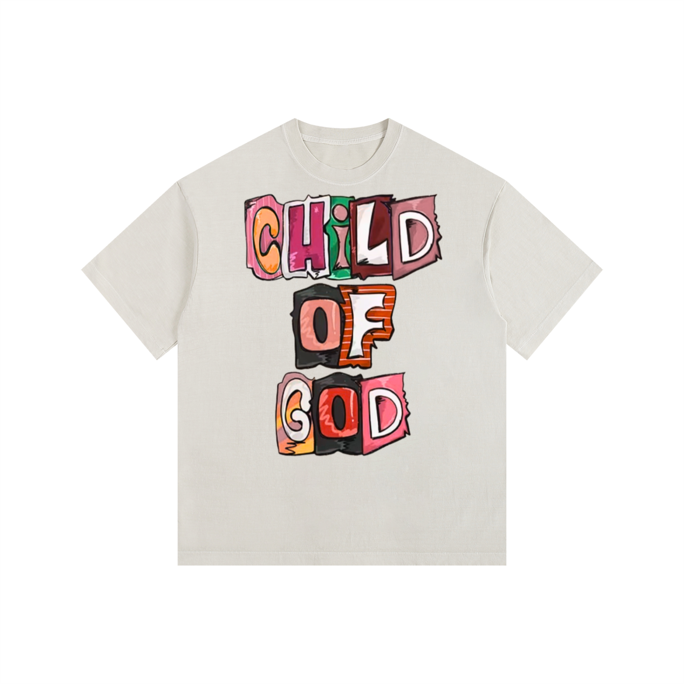 Child of God Vintage Washed Oversized Cotton T-Shirt