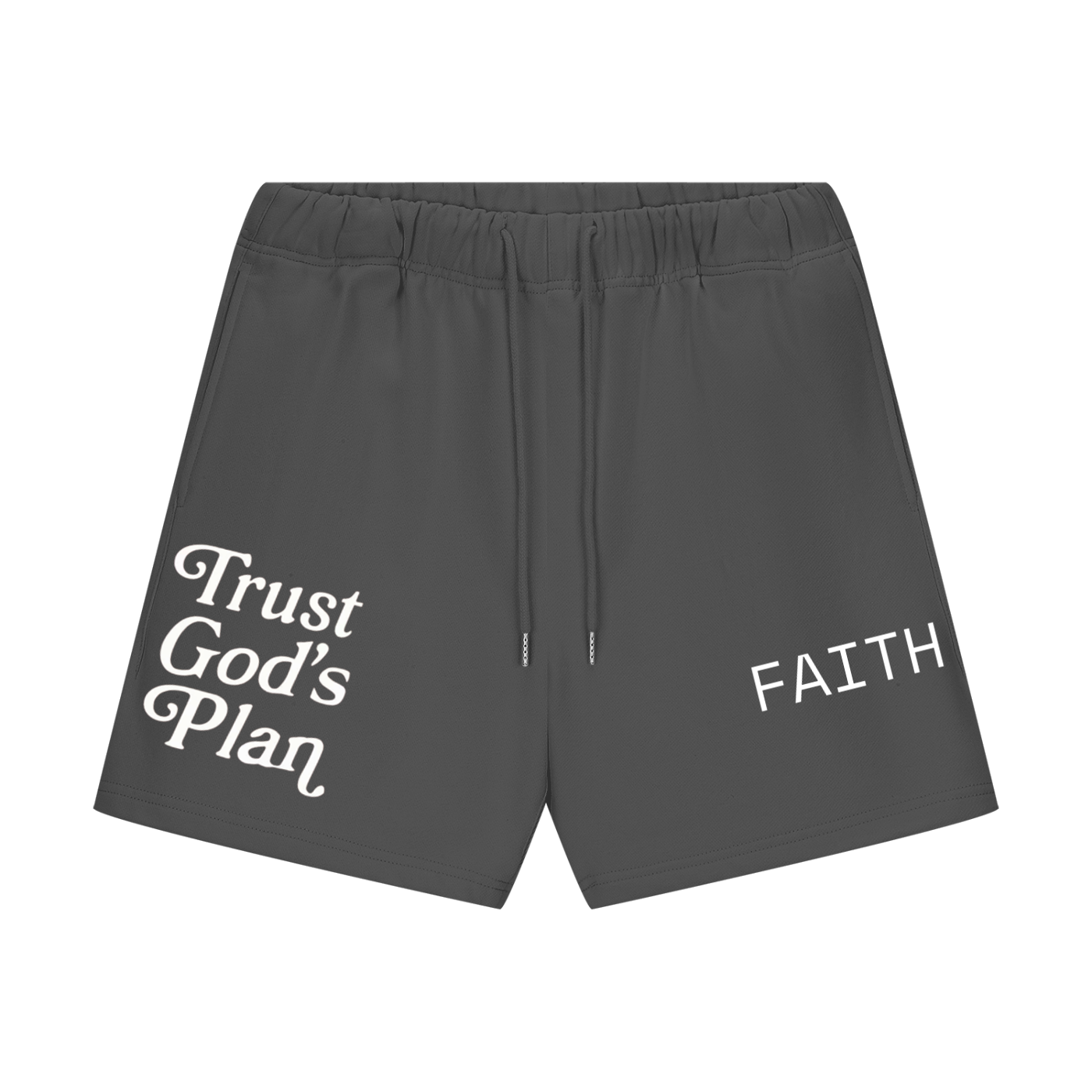 "Faith" Unisex Heavyweight Fleece Loose Fit Shorts