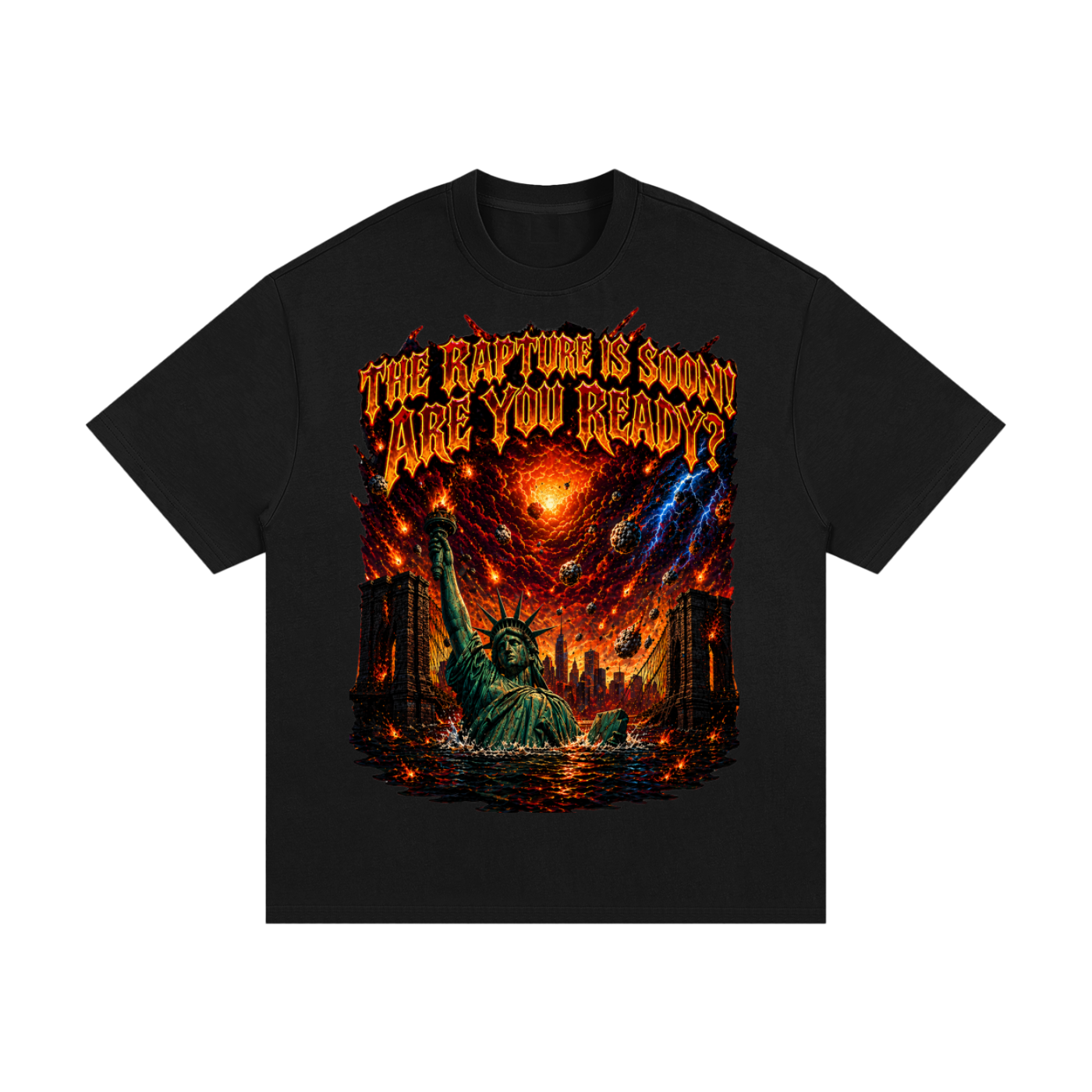 The Rapture is Soon, Are you ready? Essential Heavyweight Cotton T-Shirt