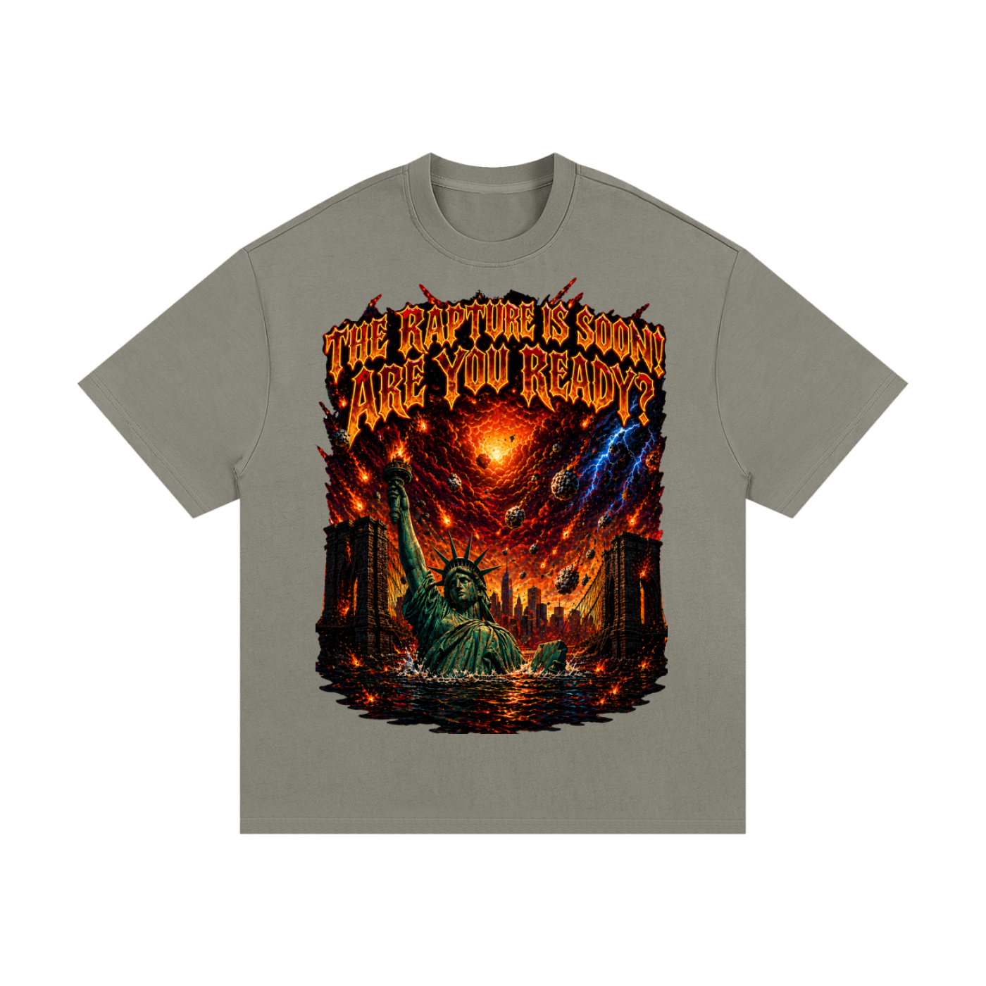 The Rapture is Soon, Are you ready? Essential Heavyweight Cotton T-Shirt