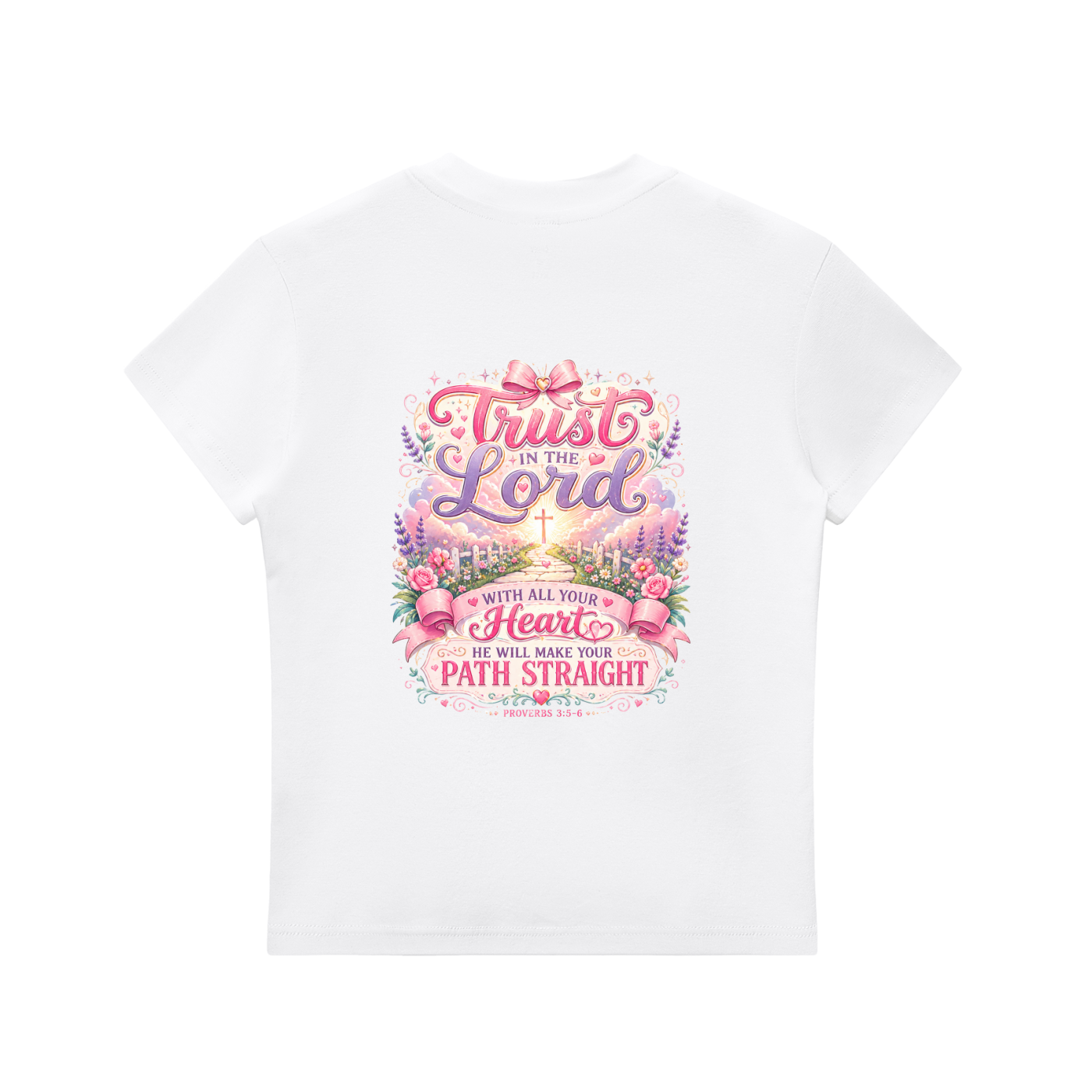 TITLWAYH Essential Bodycon Crewneck T-Shirt