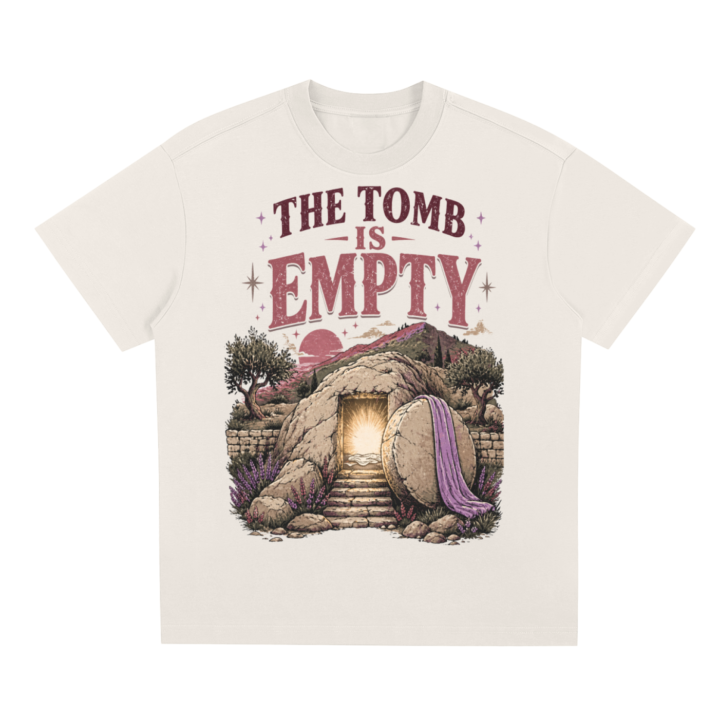 The Tomb is Empty Sorona Quick-Dry Cooling T-Shirt