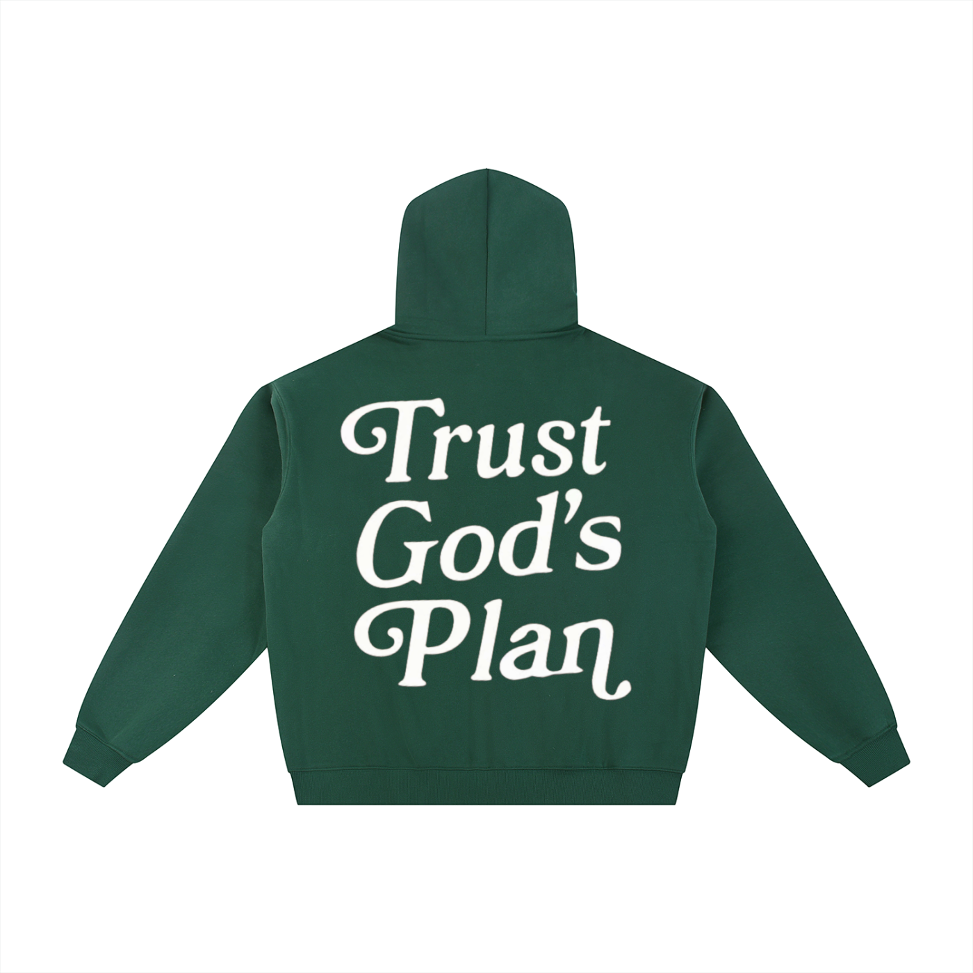 "His Love Never Fails" Essential Fleece Zip-Through Hoodie