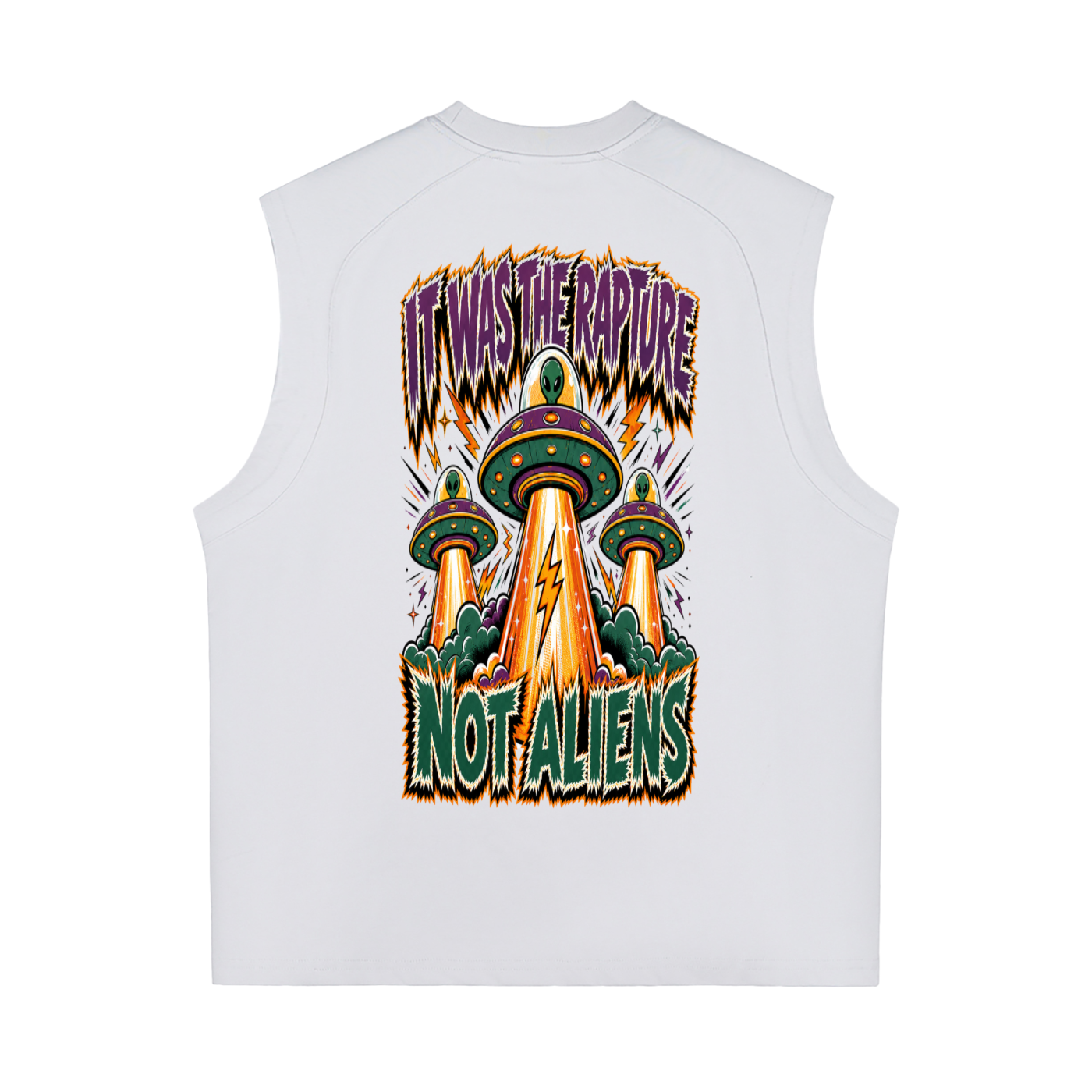 Will You Be Ready/Not Aliens Sorona Quick-Dry Cooling Tank Top
