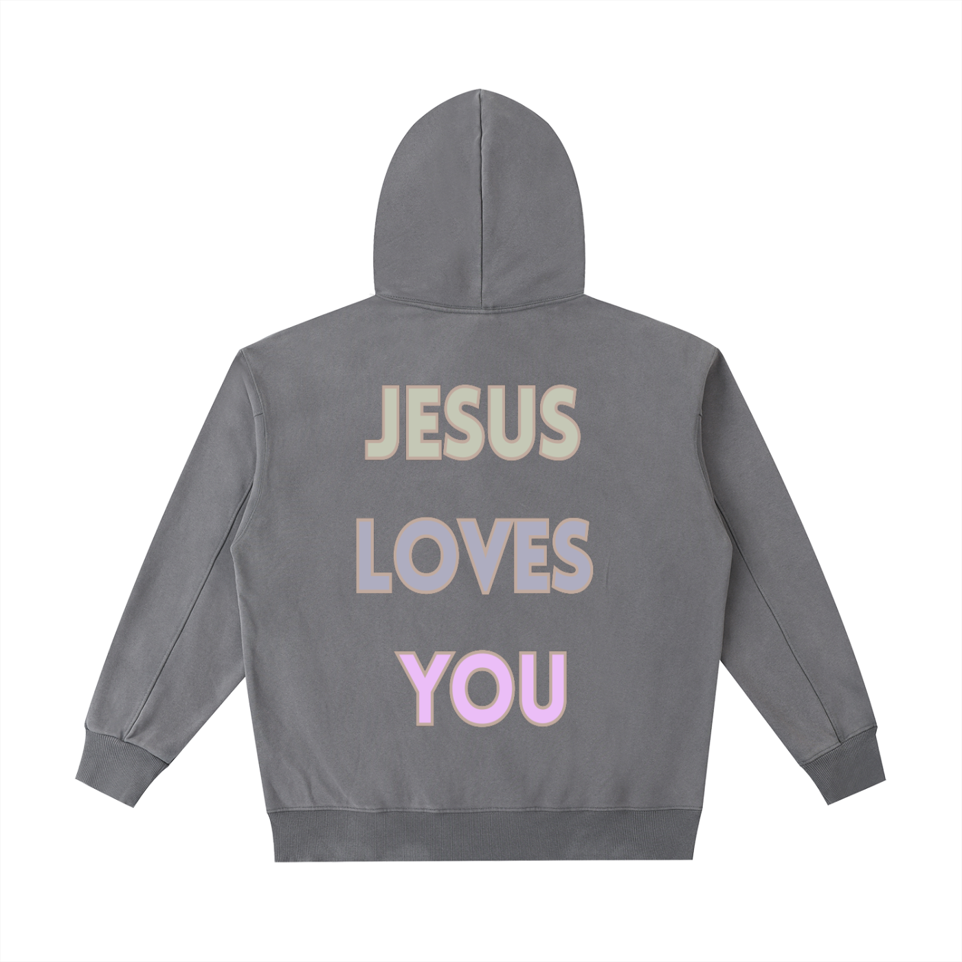 Just Jesus Vintage Washed Heavyweight Hoodie