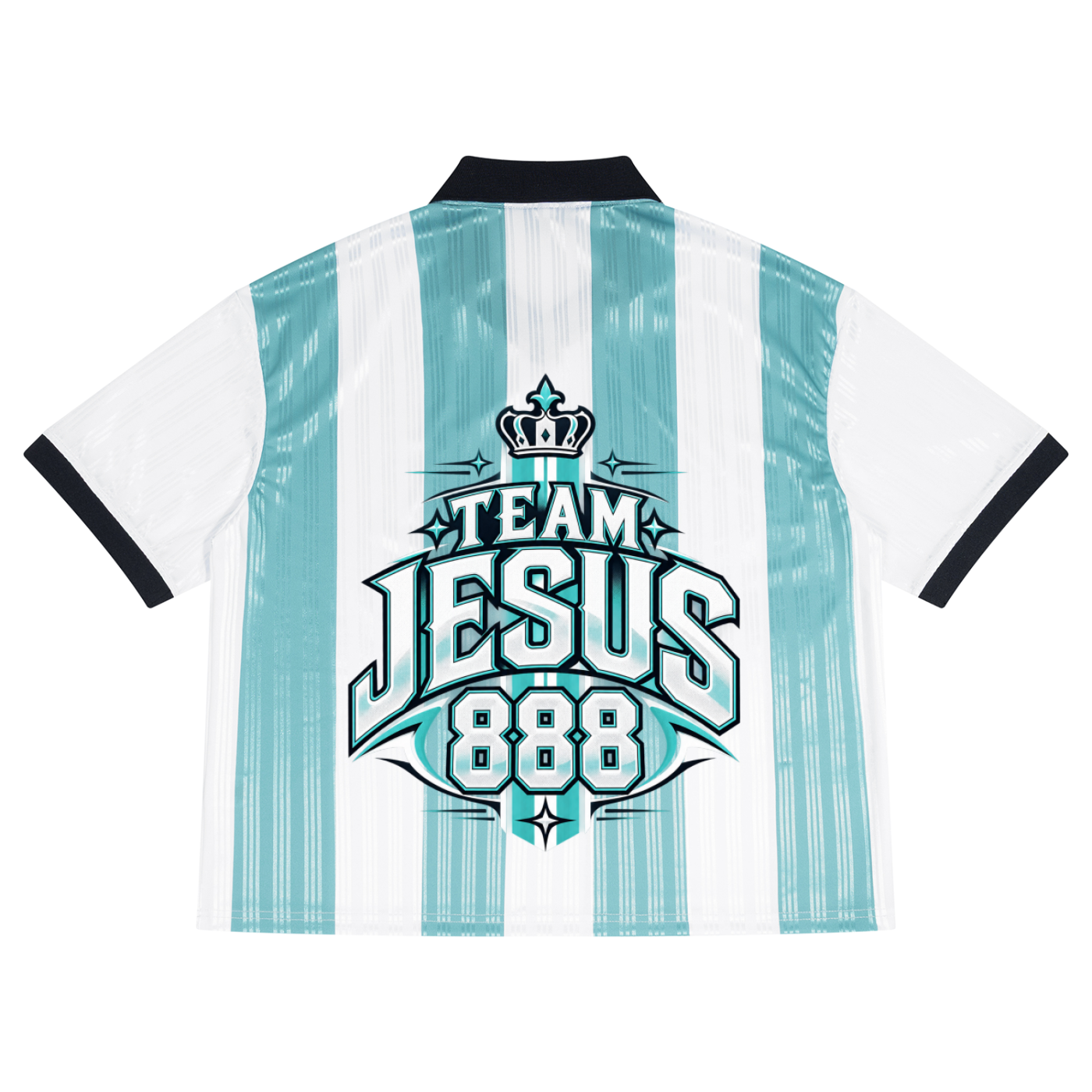 Servant Unisex Boxy Striped Collared Soccer Jersey