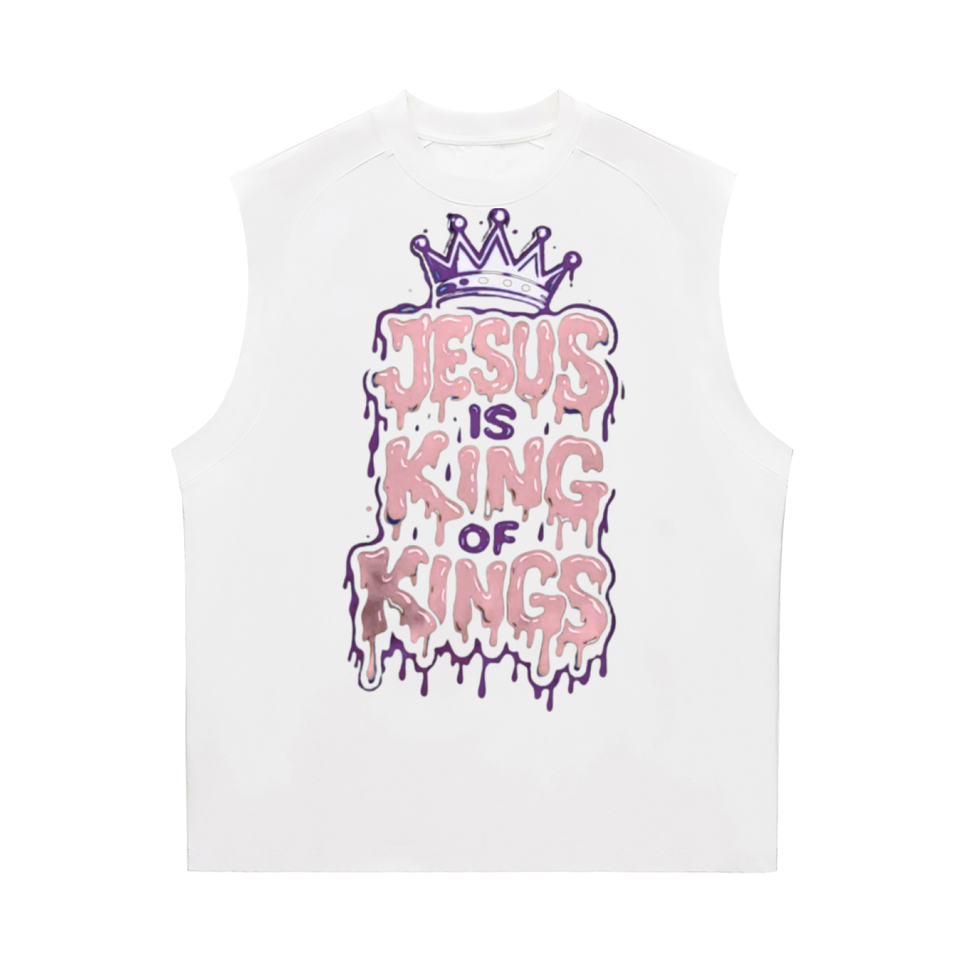 Jesus King of Kings Sorona Quick-Dry Cooling Tank Top
