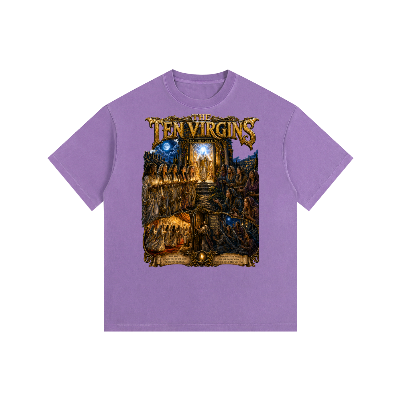The 10 Virgins Vintage Washed Oversized Cotton T-Shirt