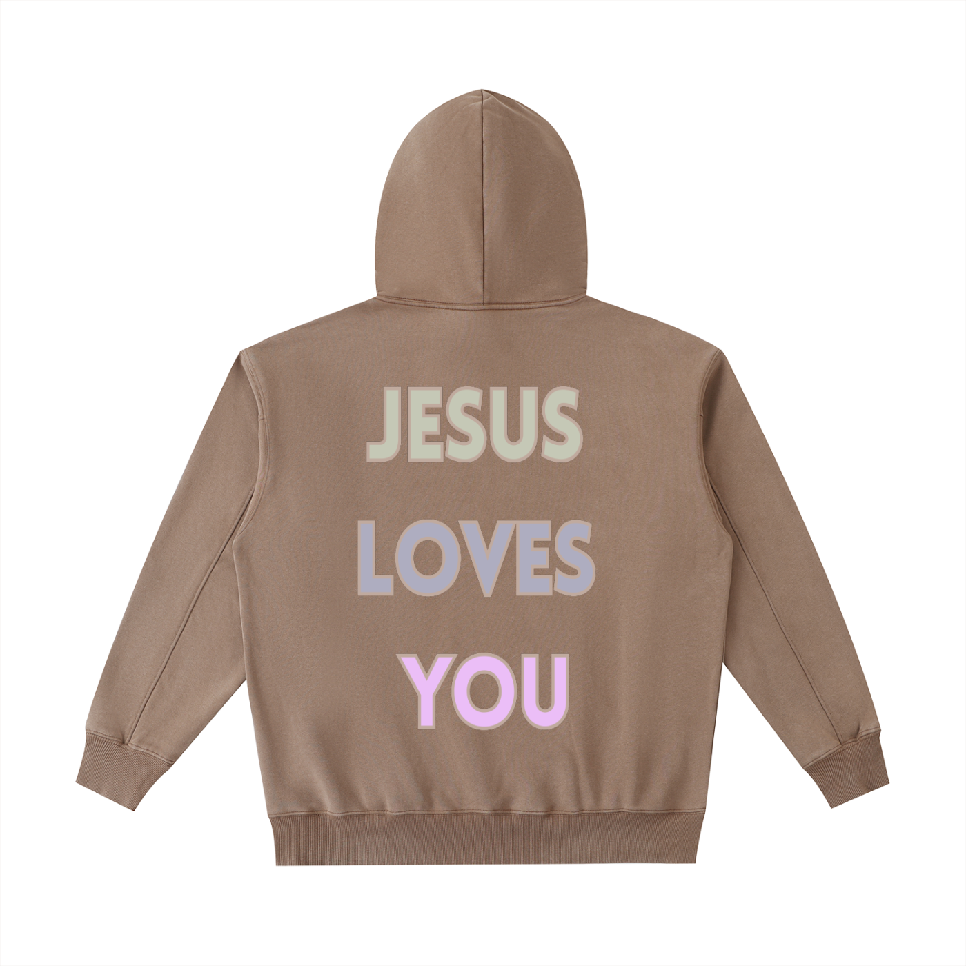 Just Jesus Vintage Washed Heavyweight Hoodie