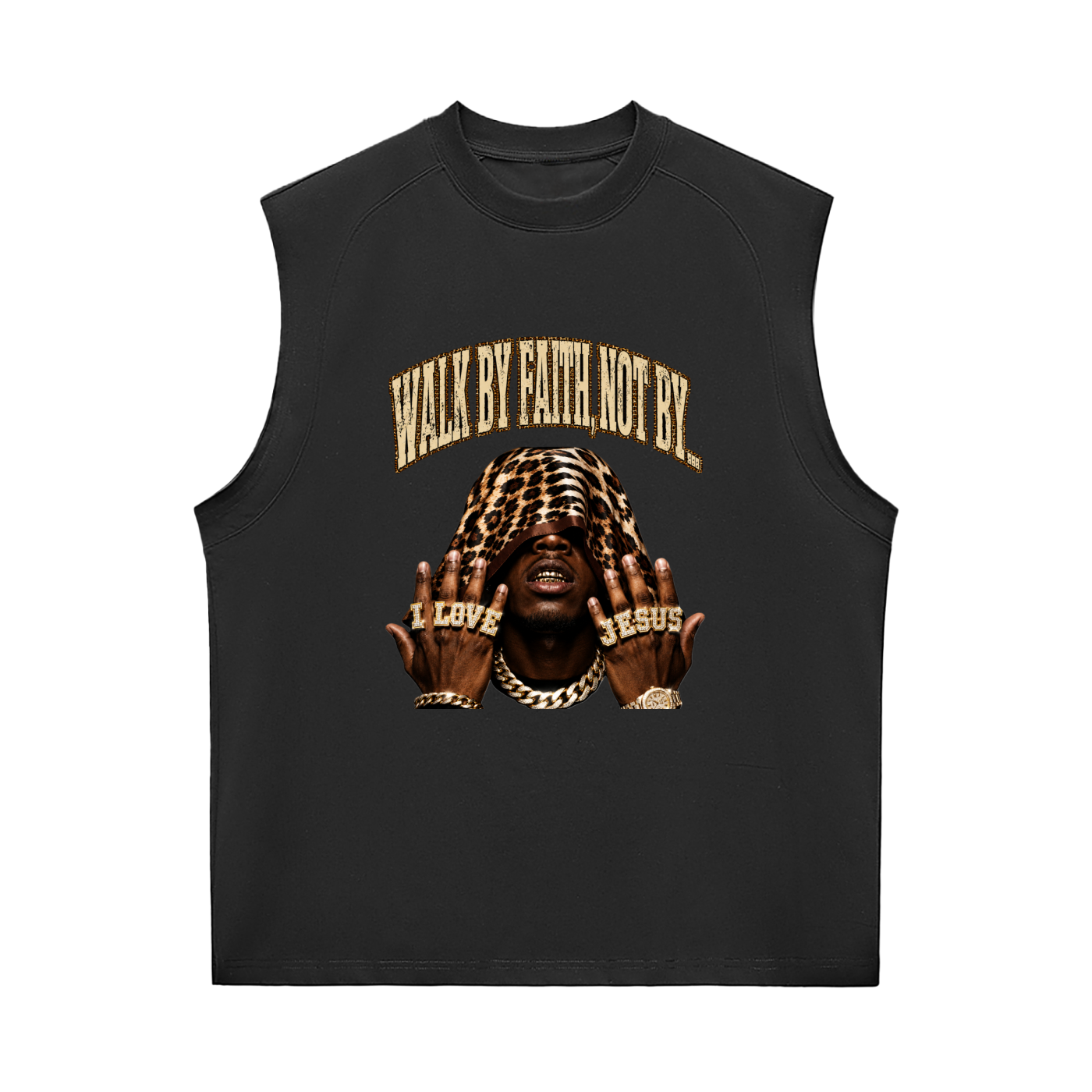 walking by faith, not by...... Sorona Quick-Dry Cooling Tank Top
