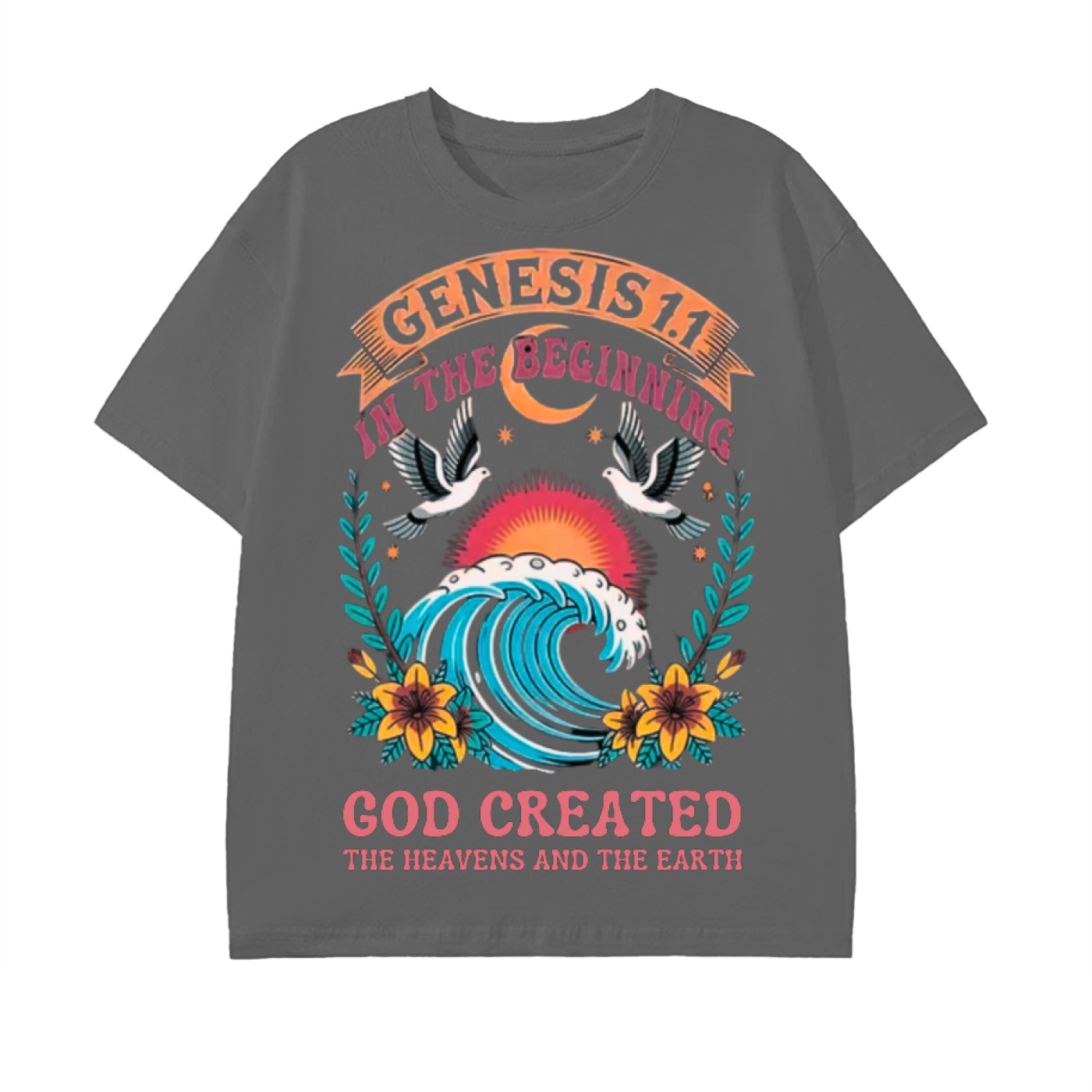 "Genesis 1:1" Pure Cotton Unisex T-Shirt