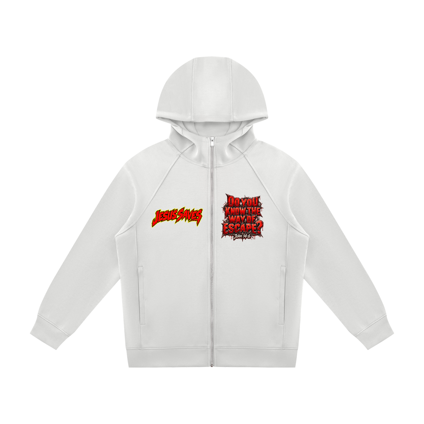 Escape/Days of Noah Unisex Raglan Full Zip Hoodie