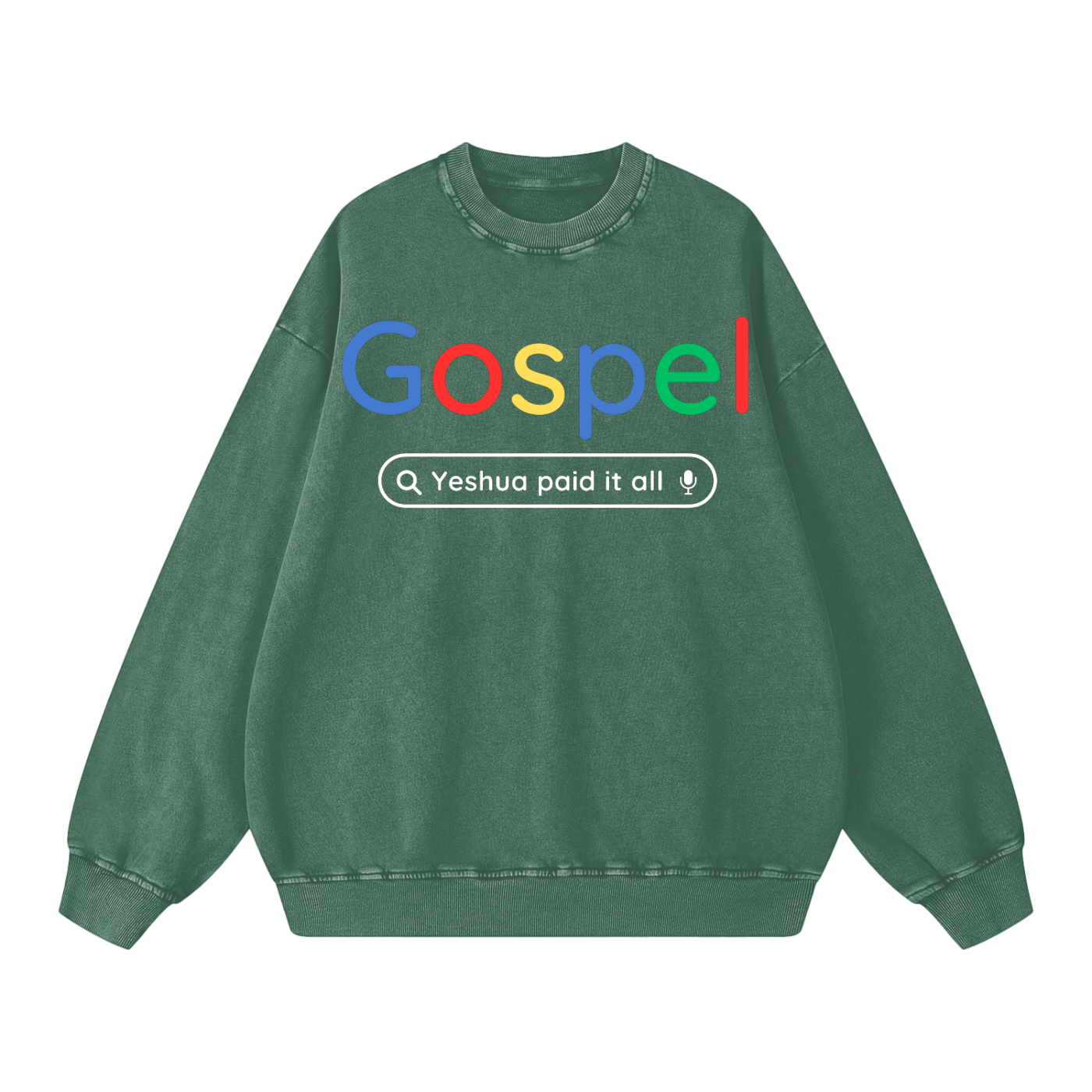 Gospel Snow Washed Oversized Sweatshirt