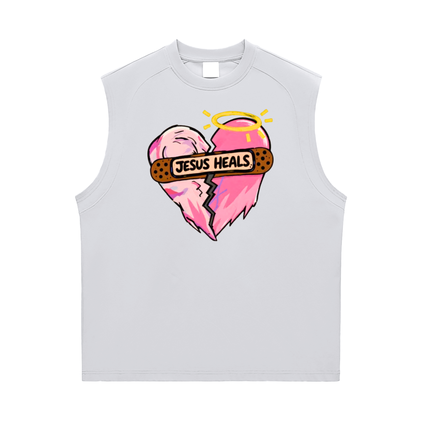 "Jesus our Healer" Sorona Quick-Dry Cooling Tank Top