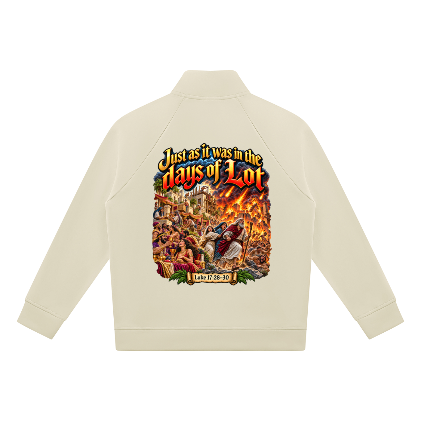 Rapture Soon/Days of Lot Unisex Stand Collar Jacket