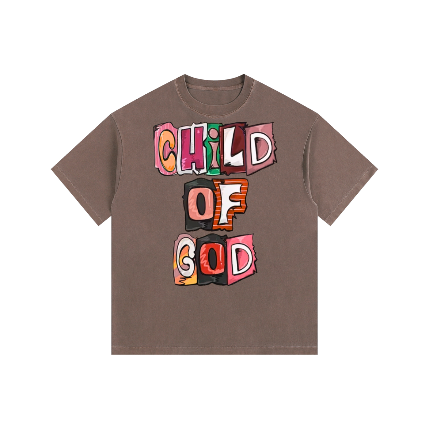 Child of God Vintage Washed Oversized Cotton T-Shirt