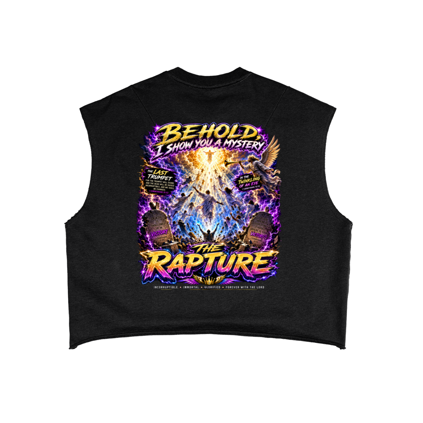 Revelation 3:8 French Terry Boxy Tank Top