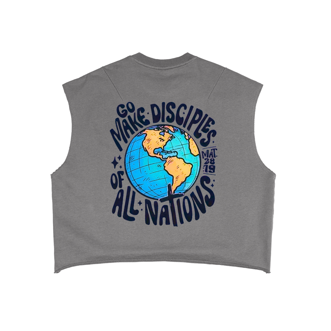 John 3:16 French Terry Boxy Tank Top